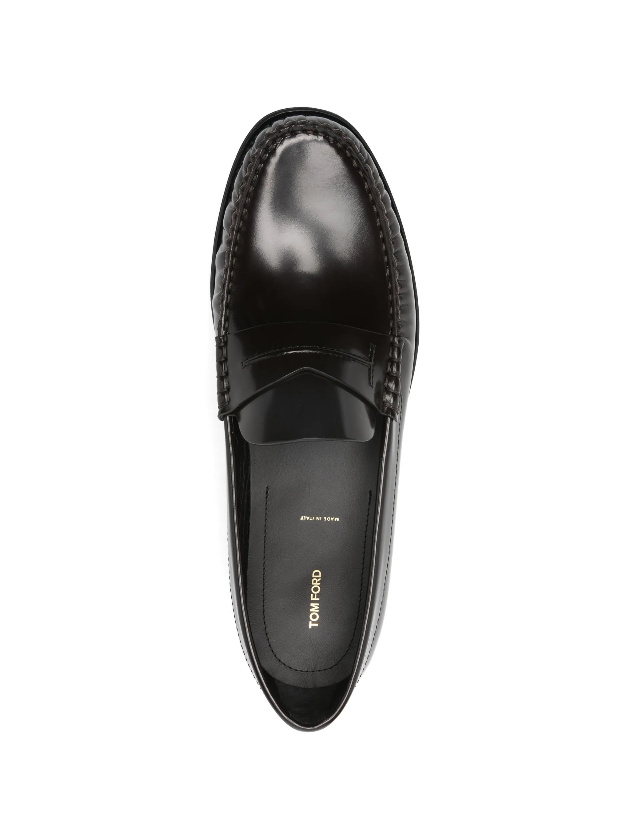penny-detail flat shoes