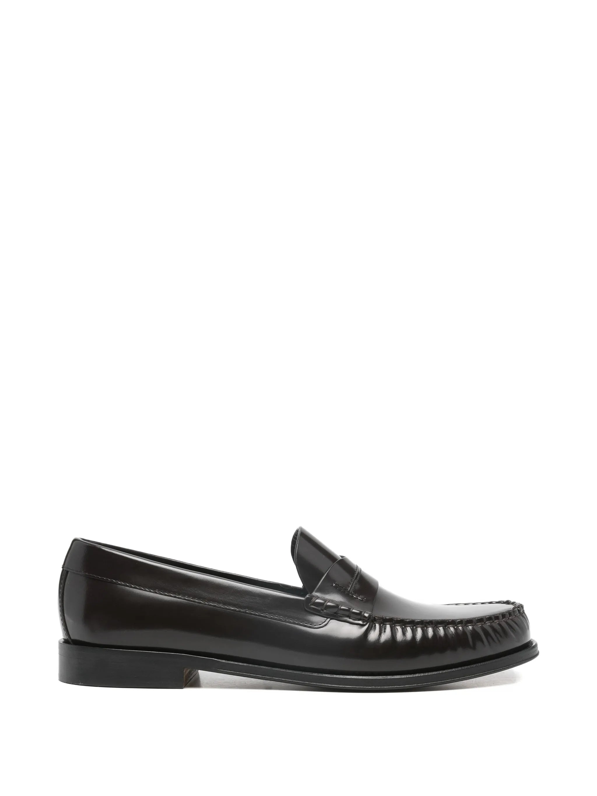 penny-detail flat shoes