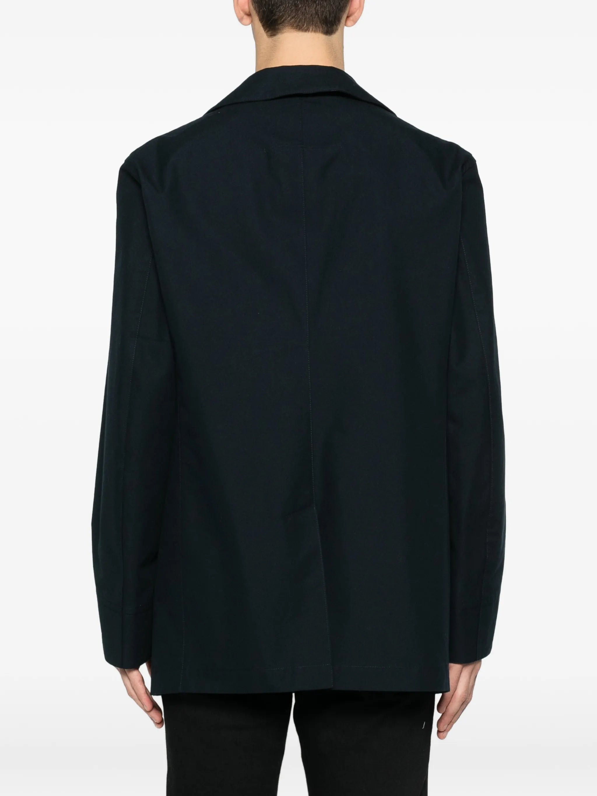 double-breasted trench coat