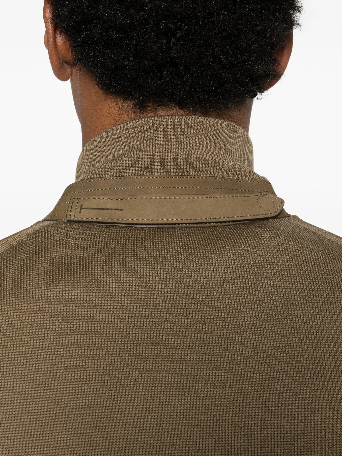 nubuck front merino bomber