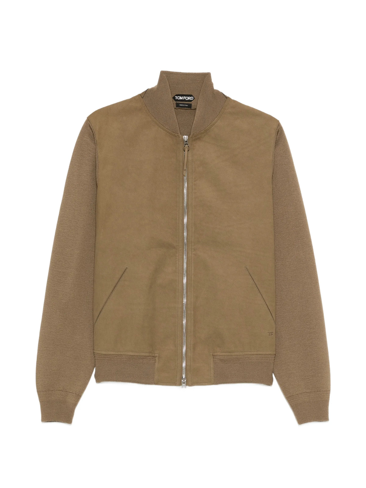 nubuck front merino bomber