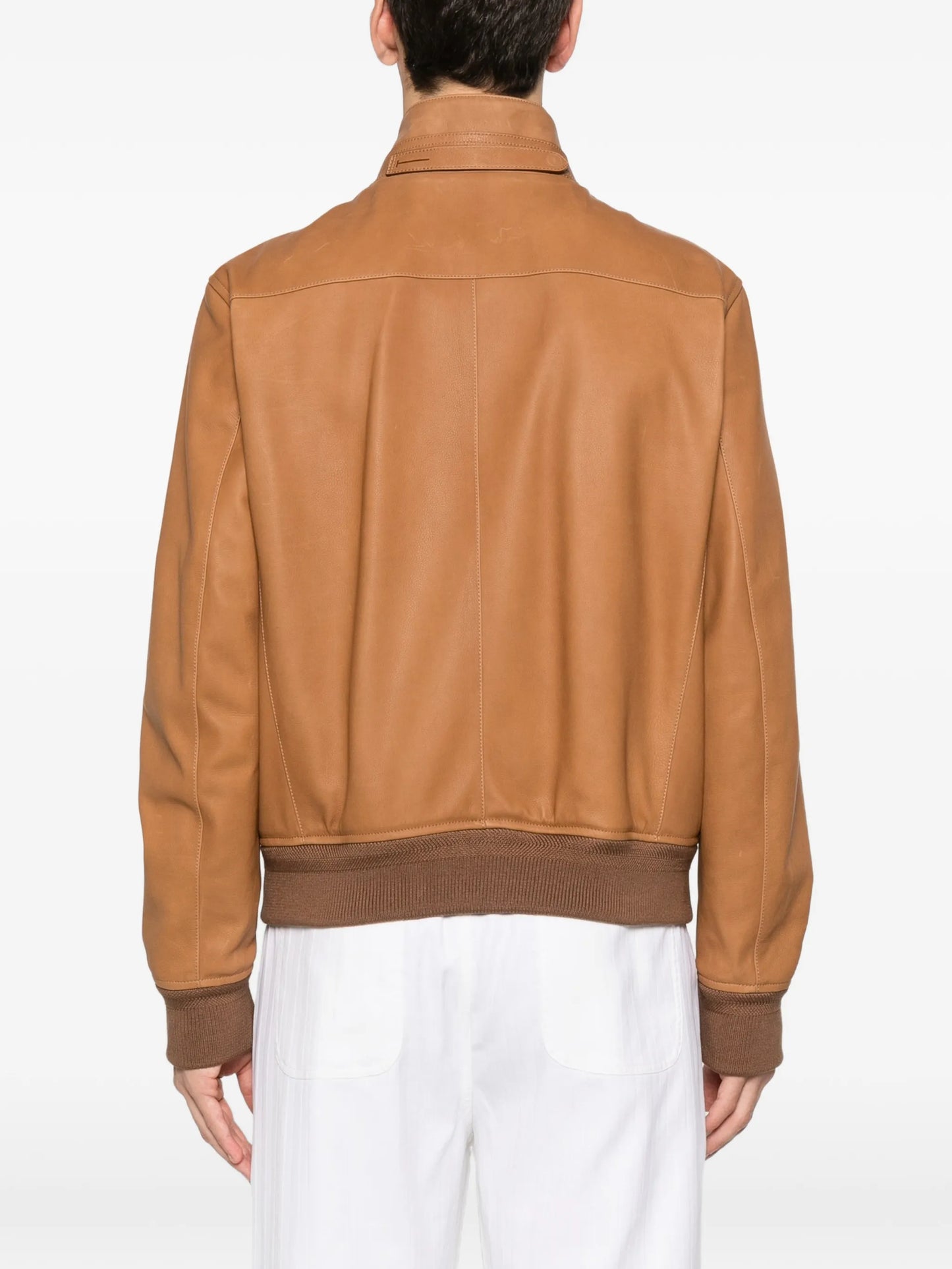 Harrington logo-embroidered jacket