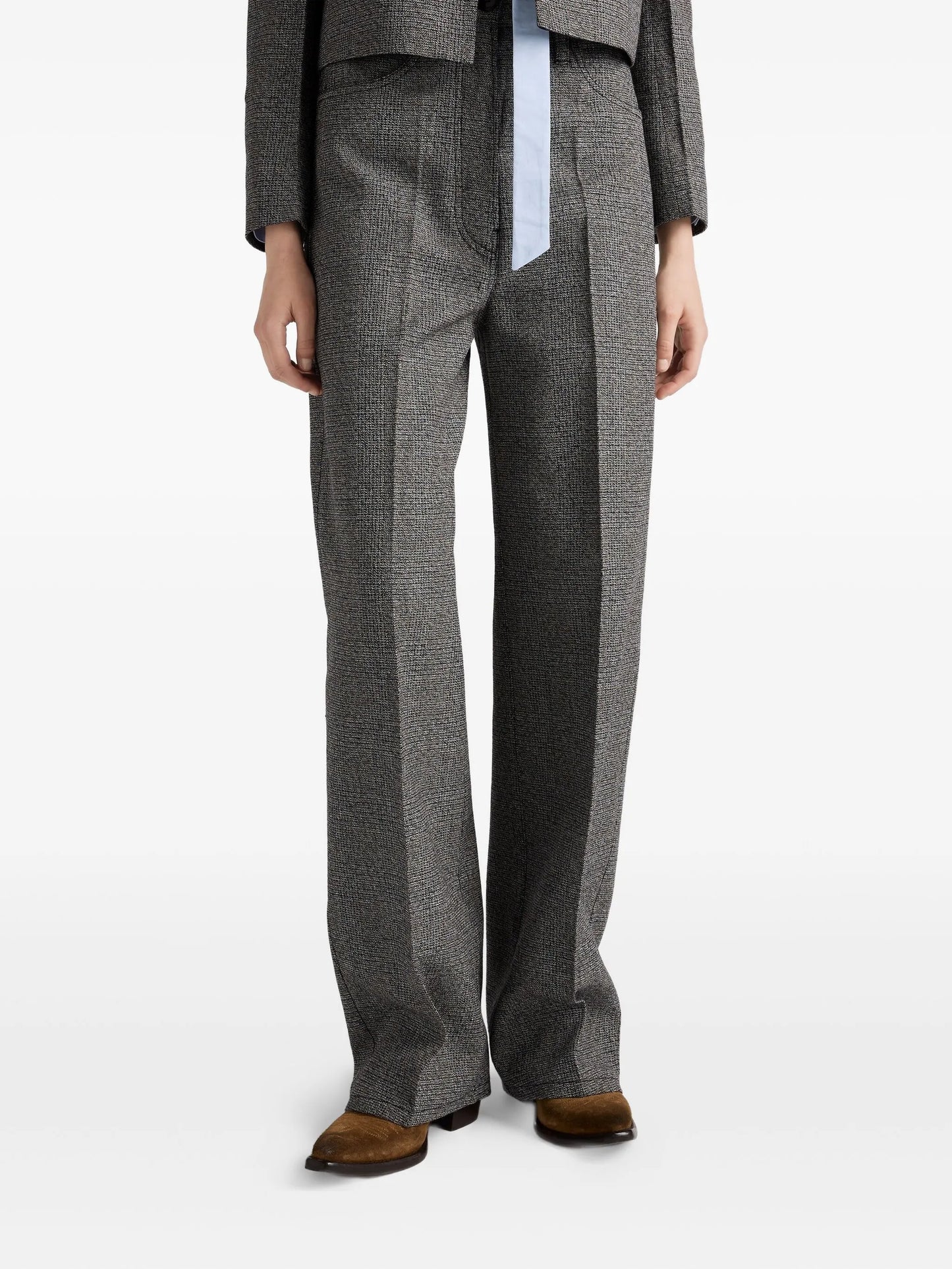 prince of wales check trousers