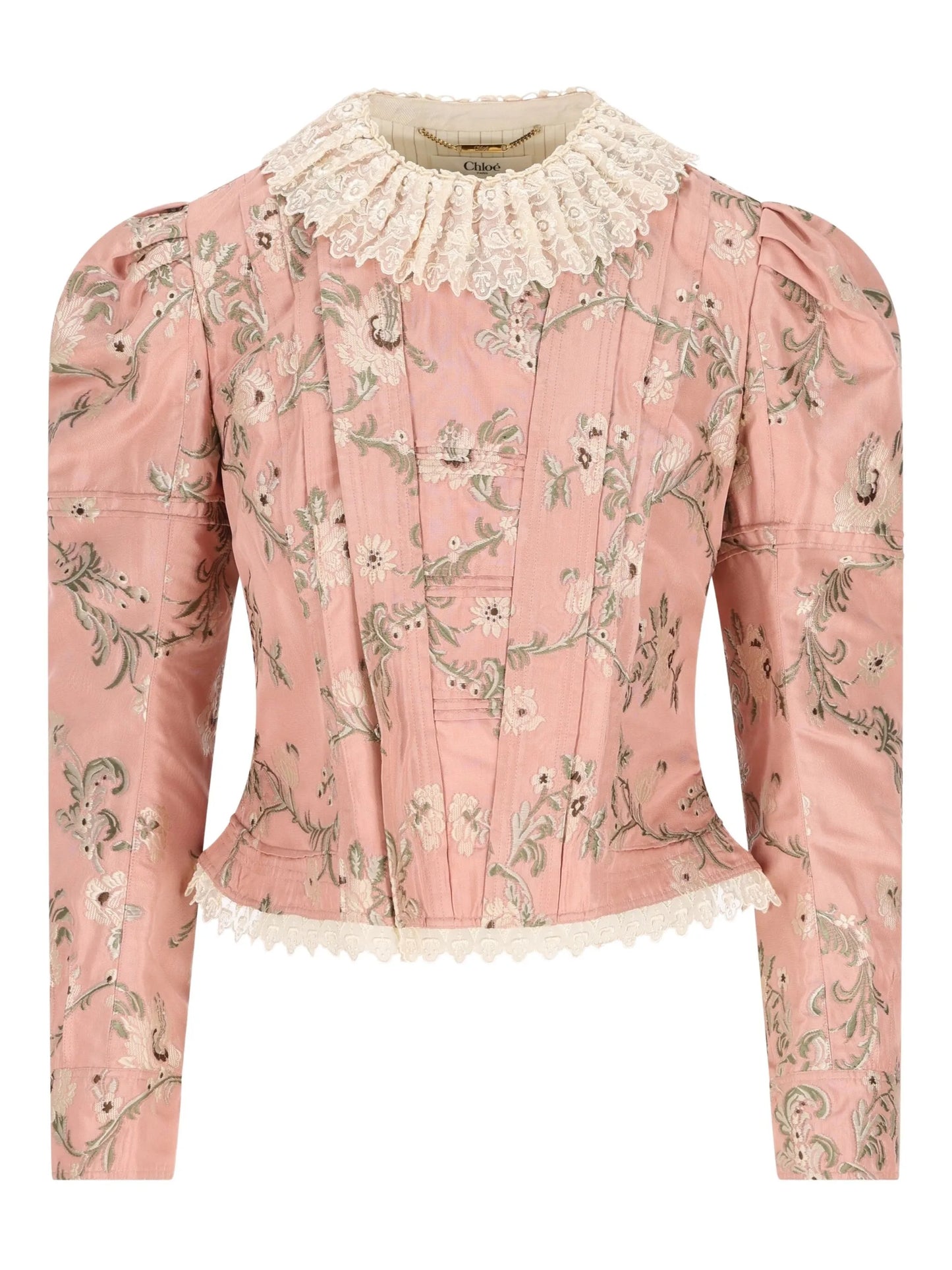 jacquard lace jacket