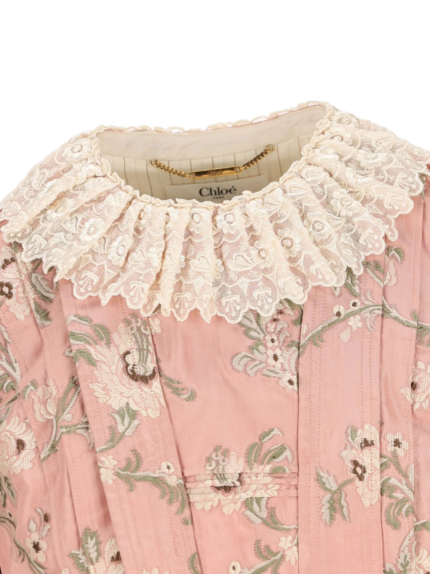 jacquard lace jacket