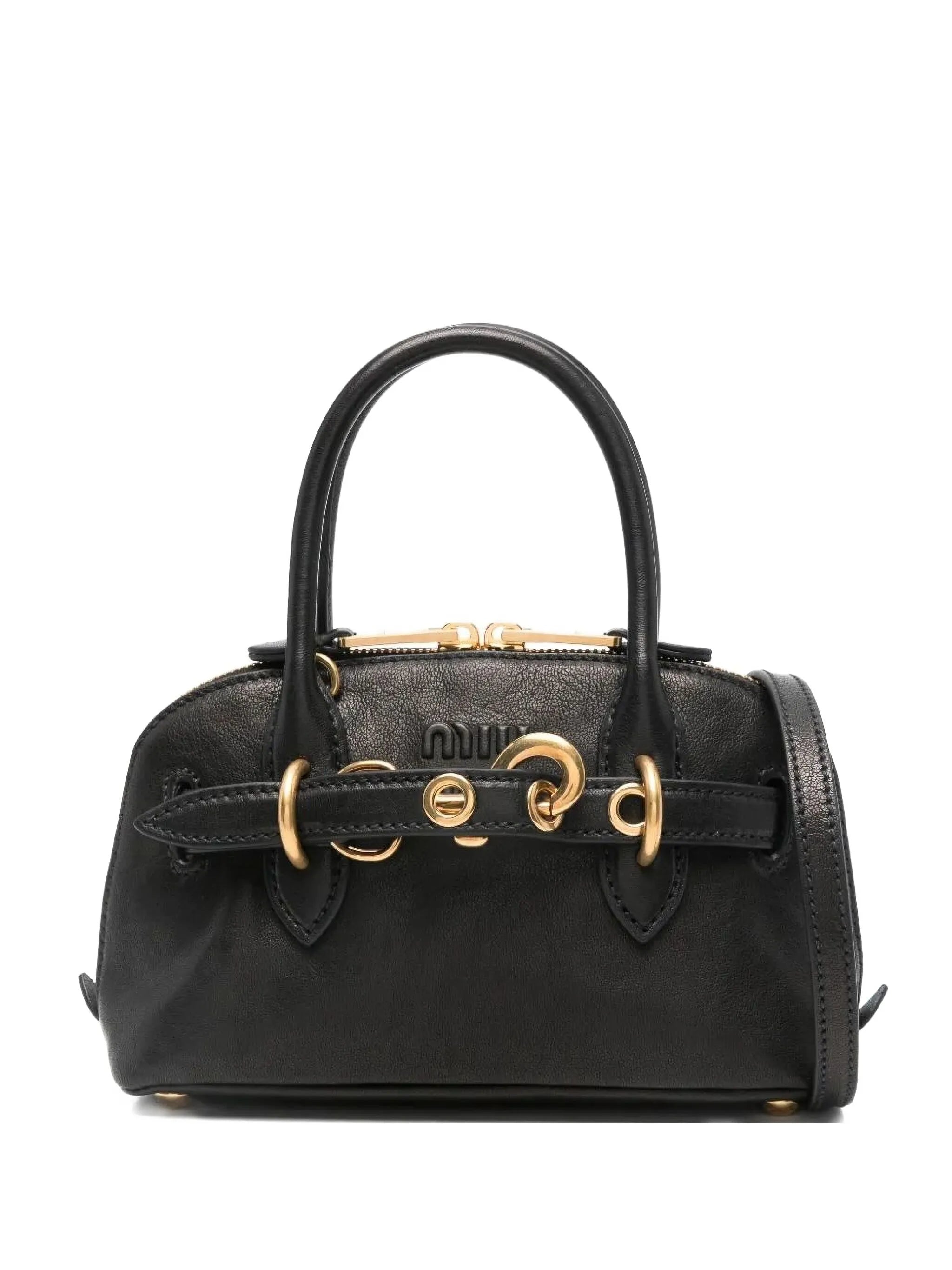 Top Handle Buckle Shoulder Bag