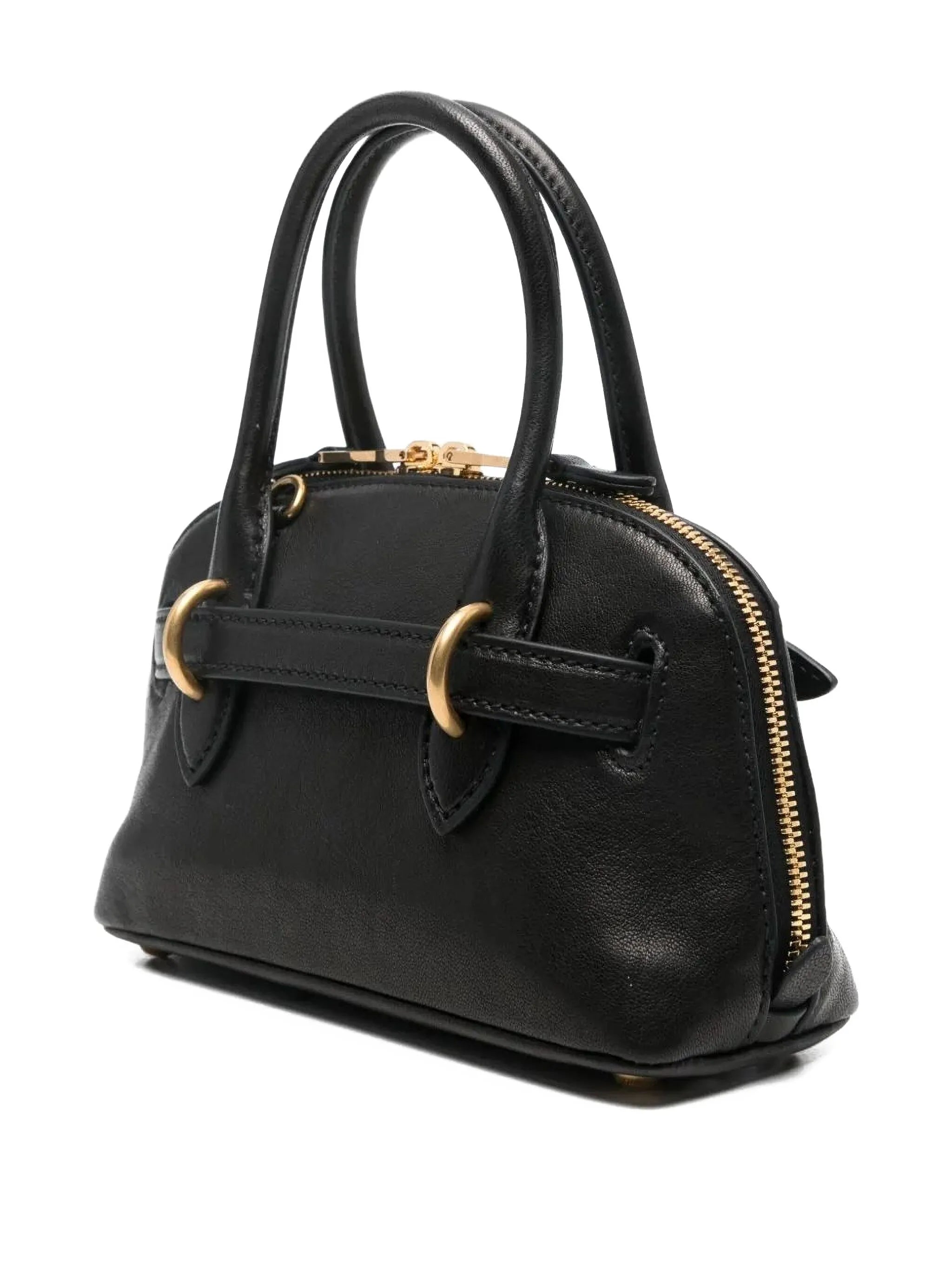 Top Handle Buckle Shoulder Bag