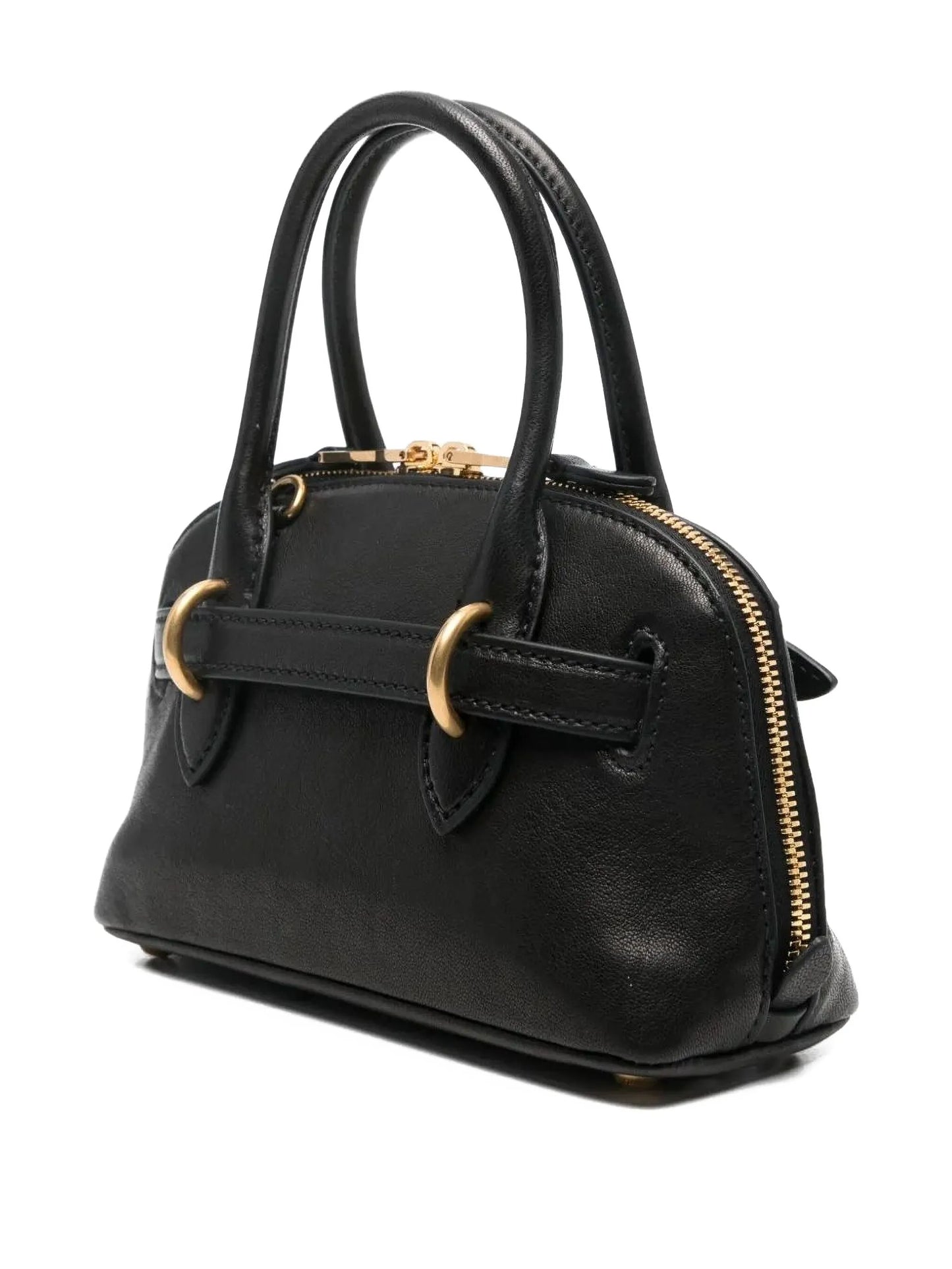 Top Handle Buckle Shoulder Bag