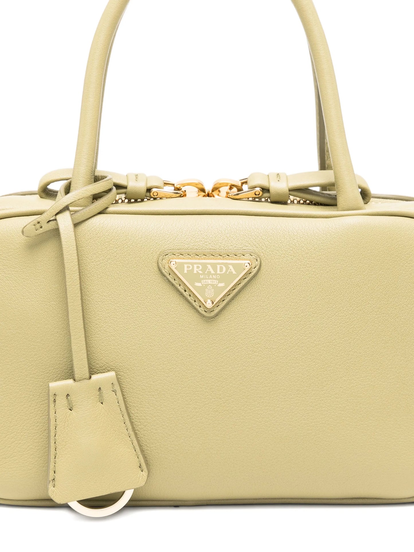 triangle-logo satchel bag