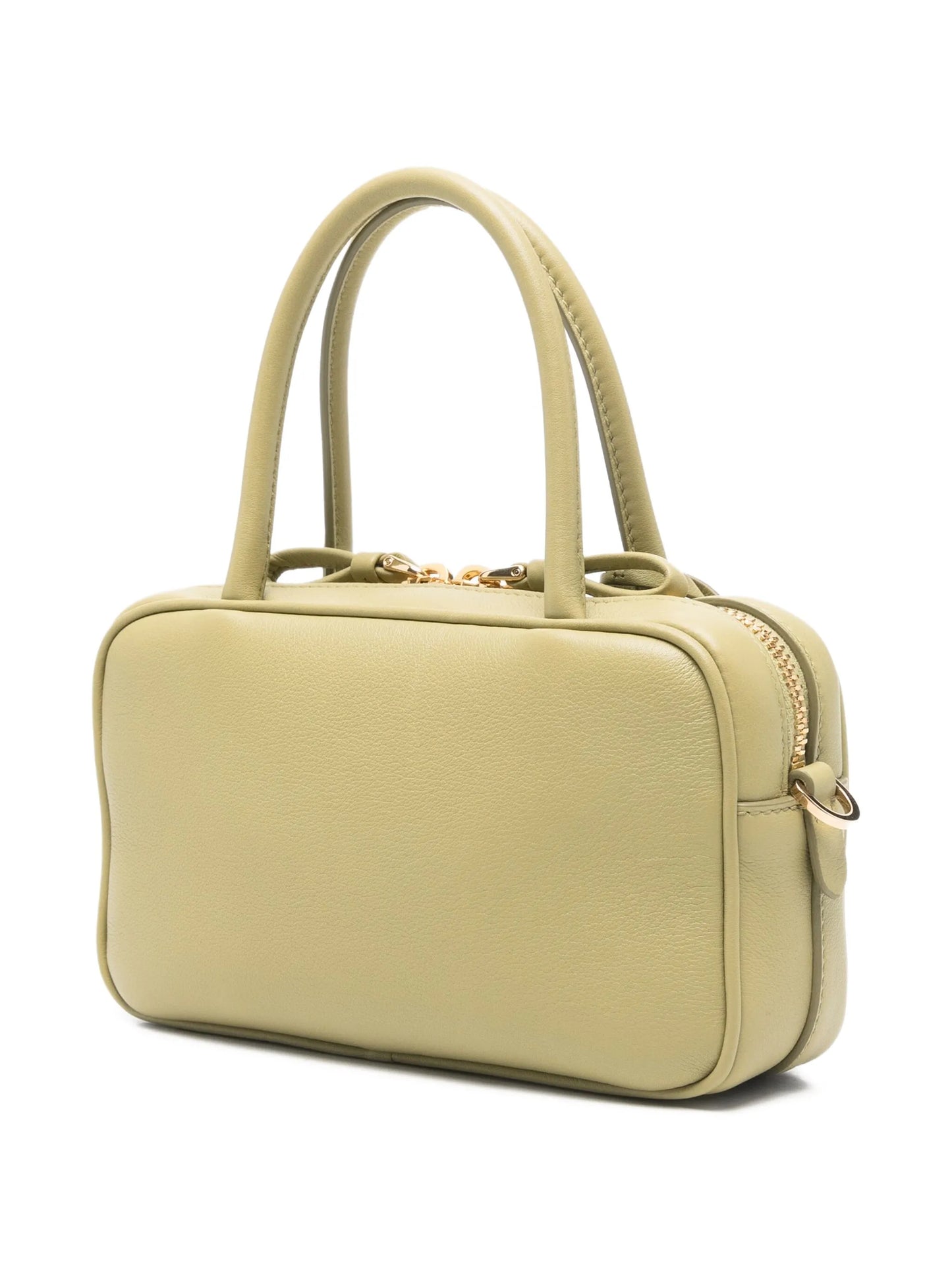 triangle-logo satchel bag