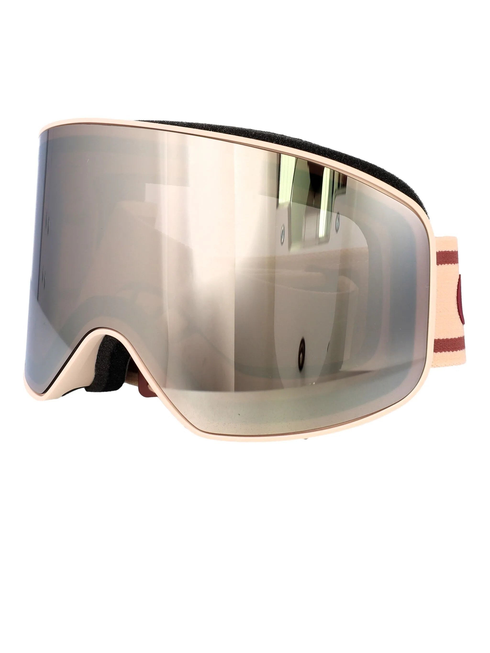 logo-strap ski goggles