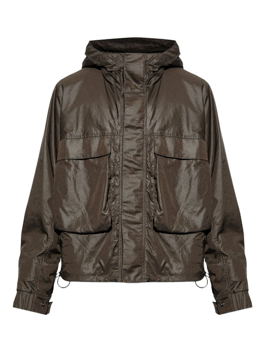 hooded pocket jacket