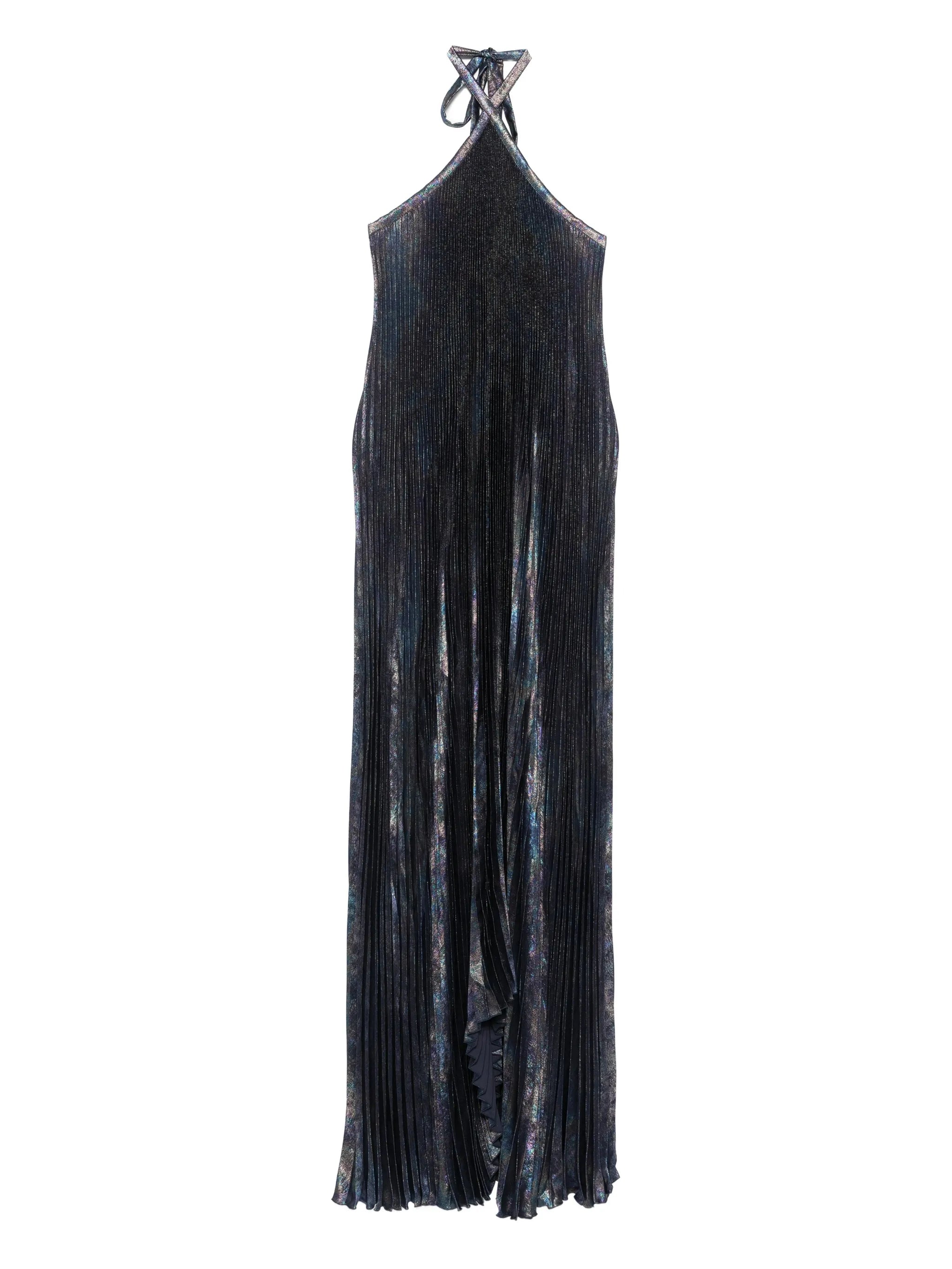 Deesse pleated gown
