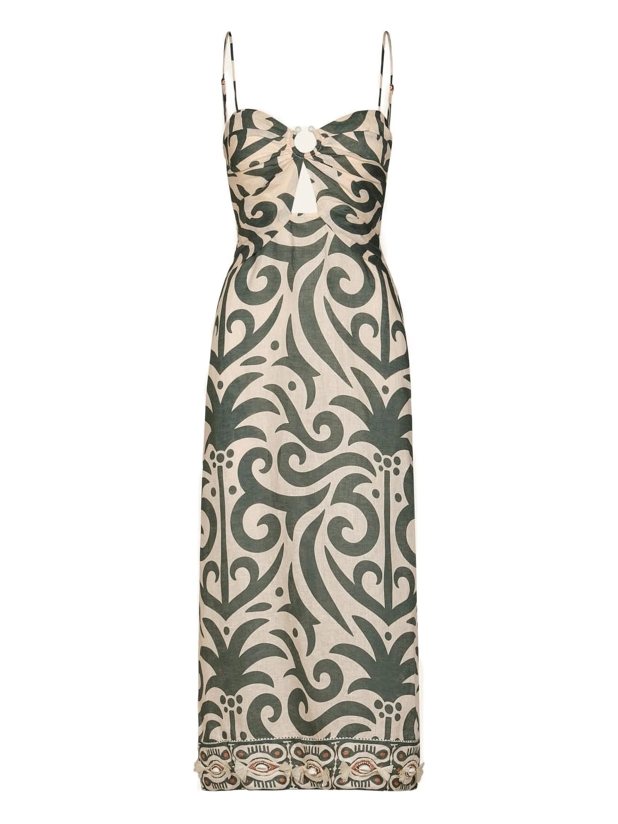 Water Adventure midi dress