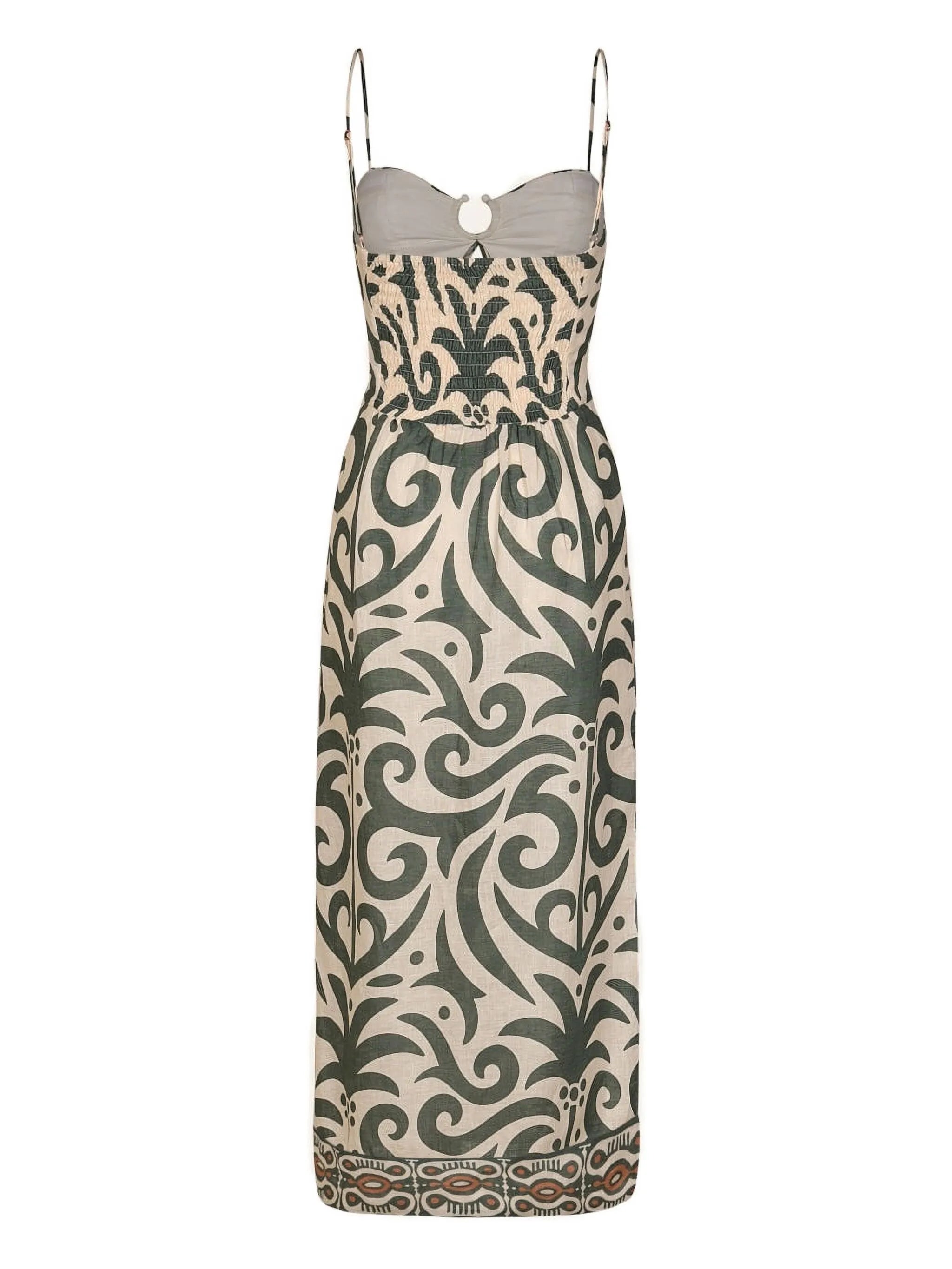 Water Adventure midi dress