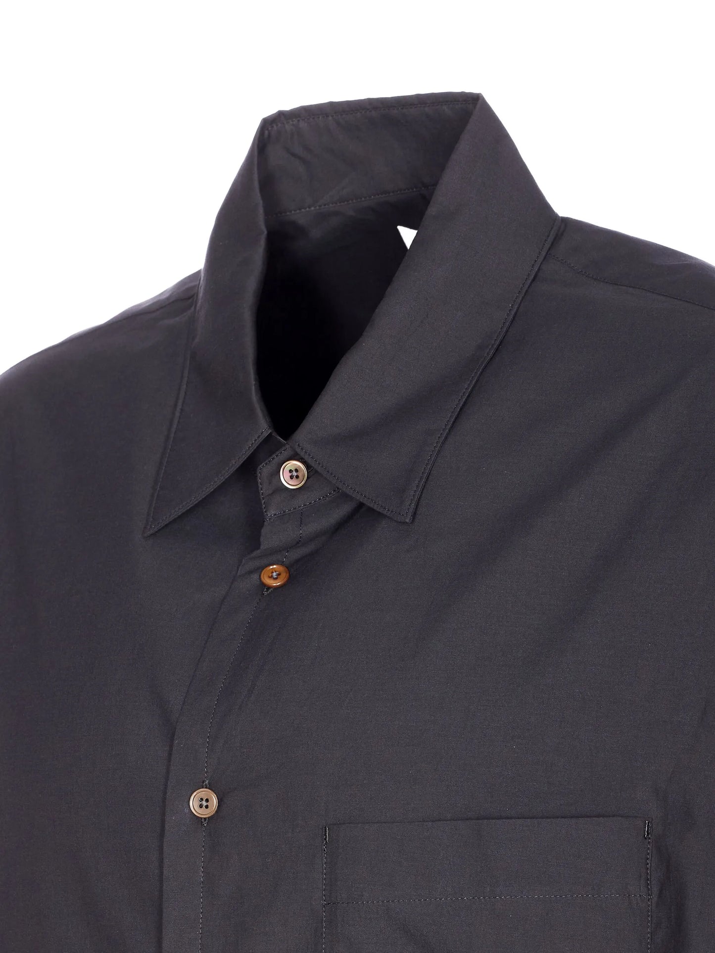 front-button shirt