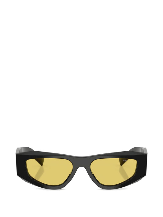 geometric-frame sunglasses