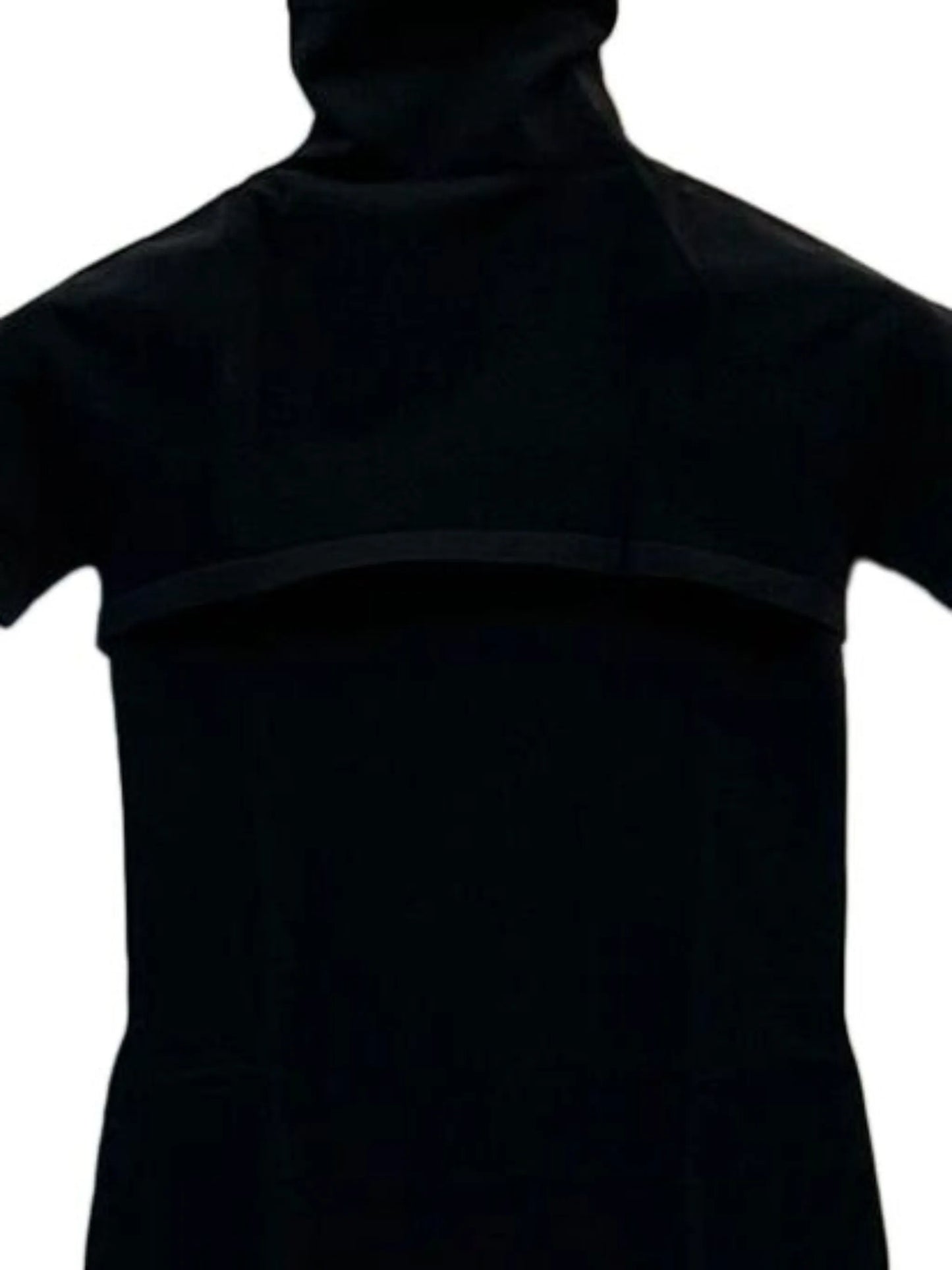 cut-out roll-neck dress