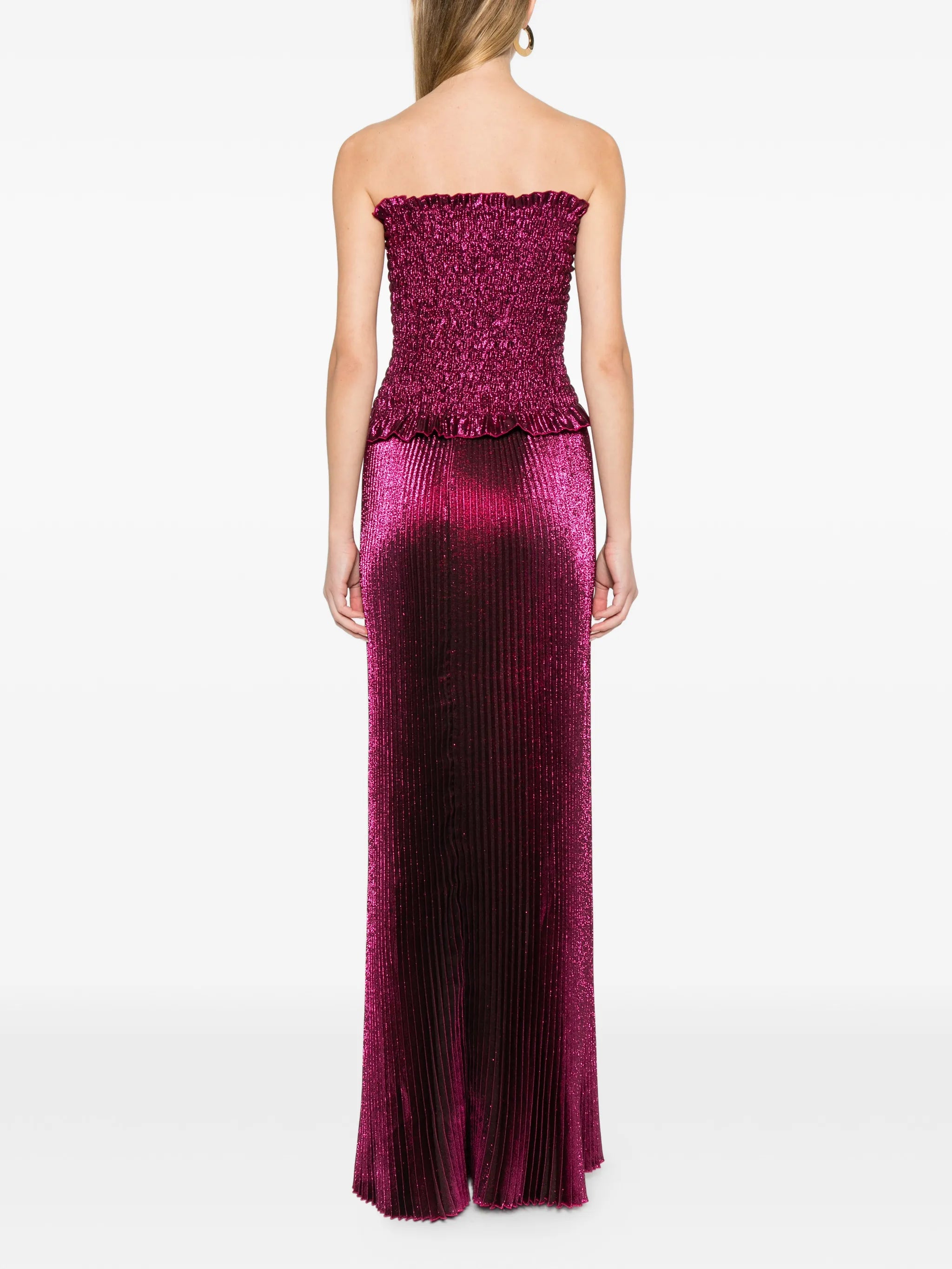 Maya shirred gown