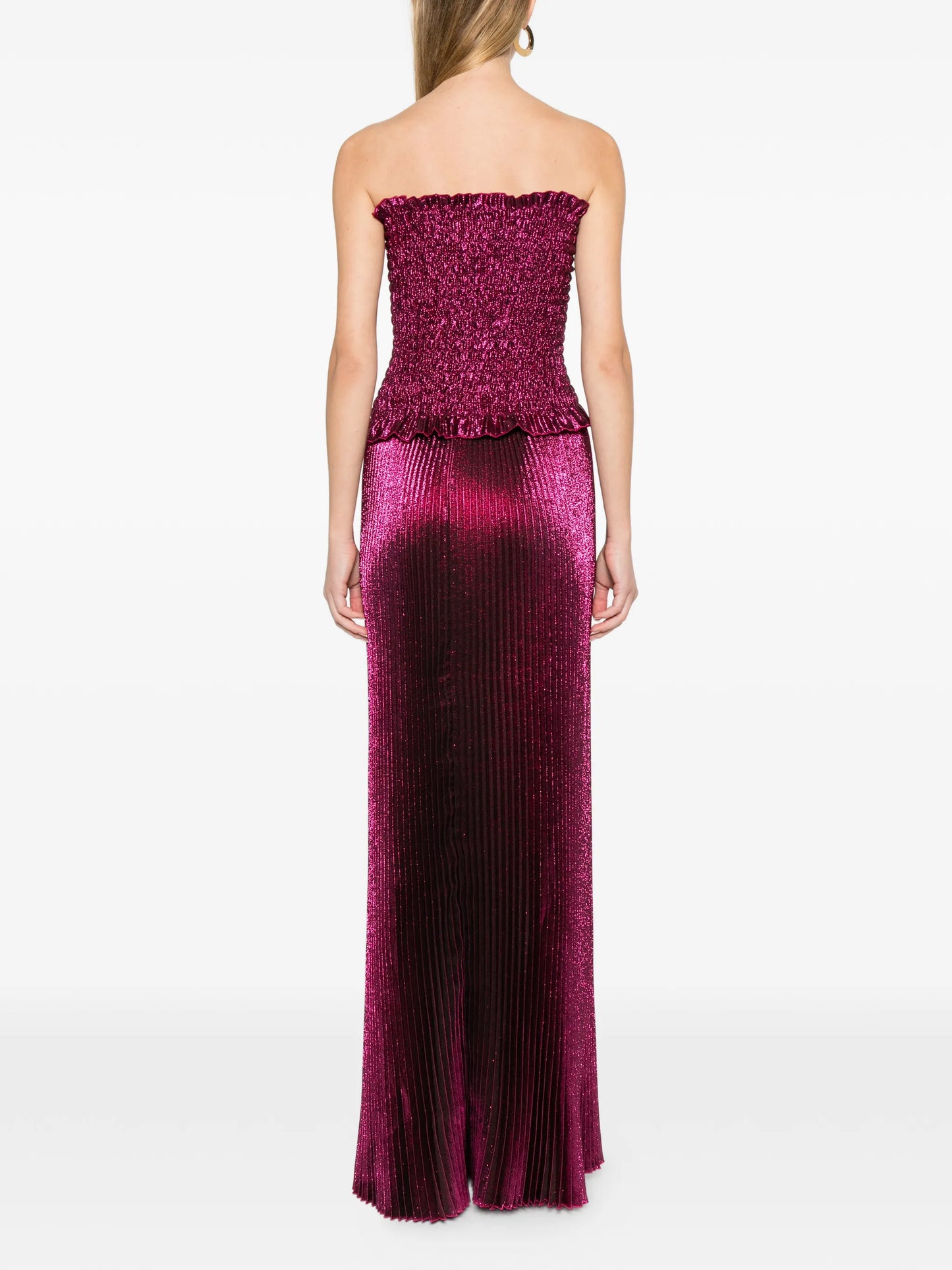 Maya shirred gown