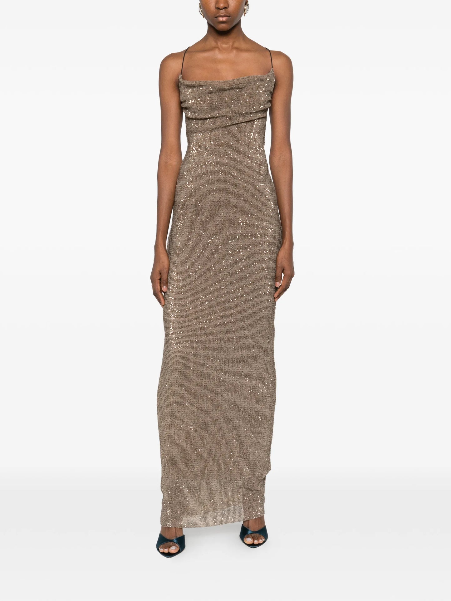 Cosmopolitan sequinned maxi dress