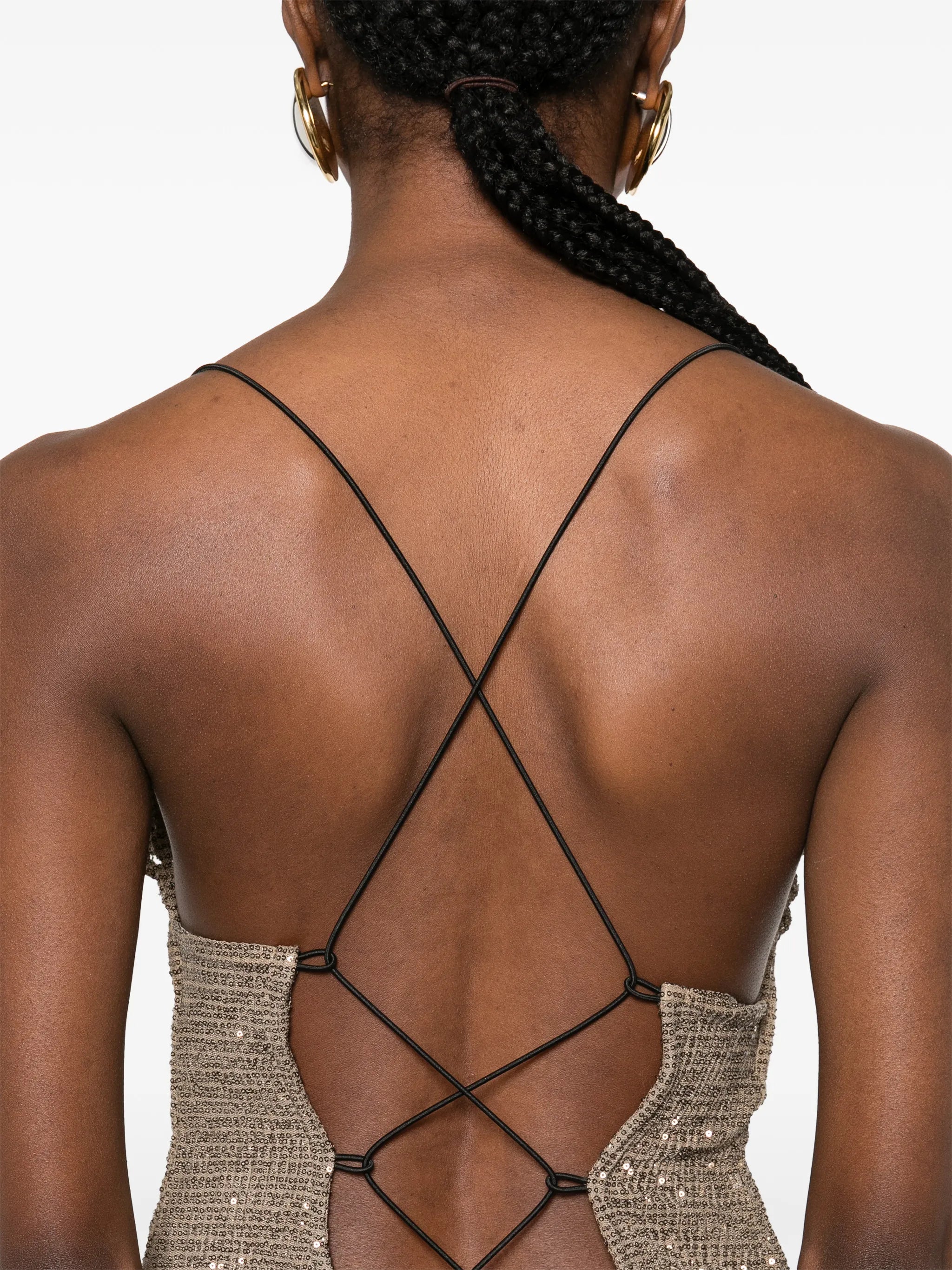 Cosmopolitan sequinned maxi dress