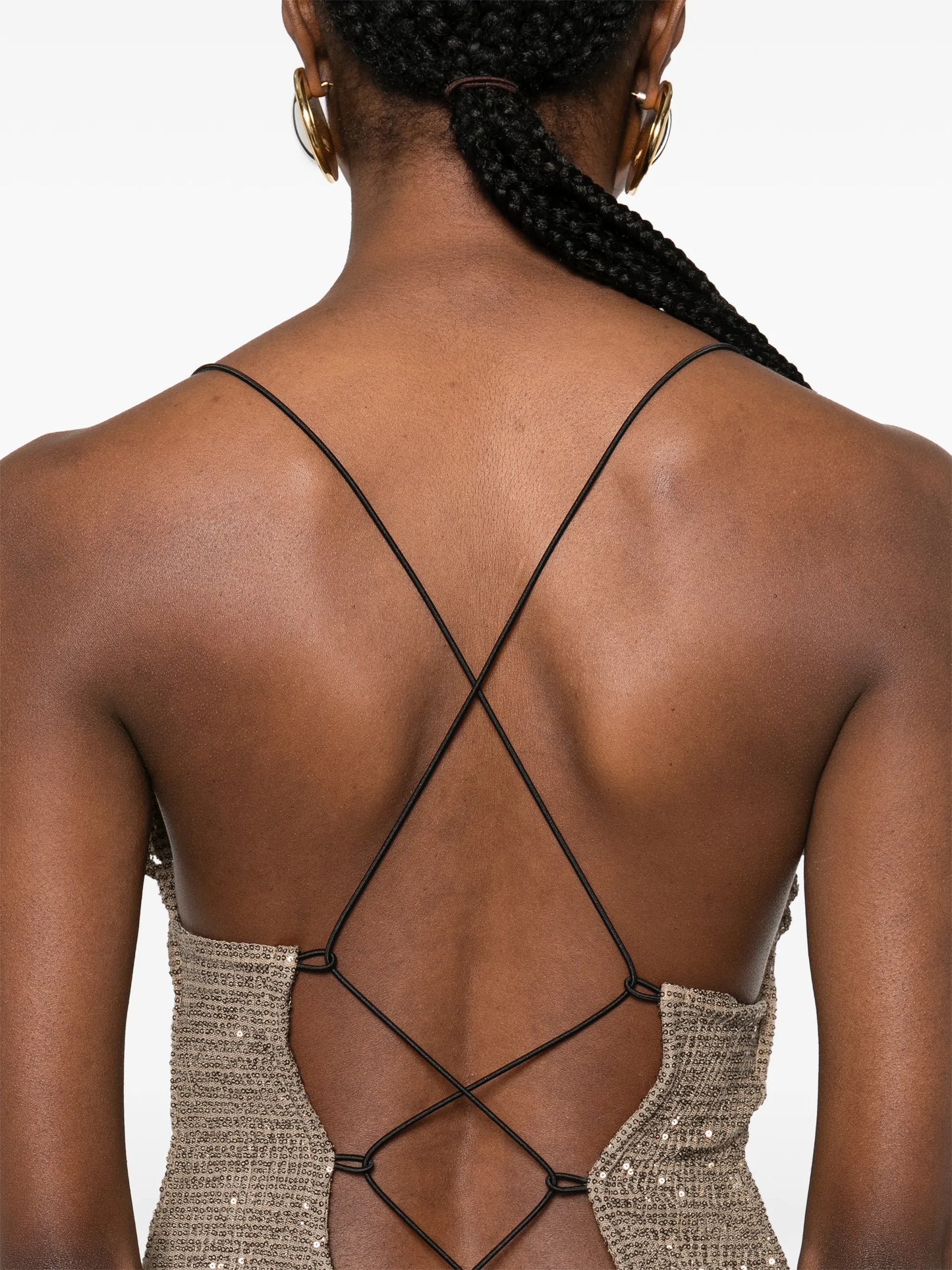 Cosmopolitan sequinned maxi dress