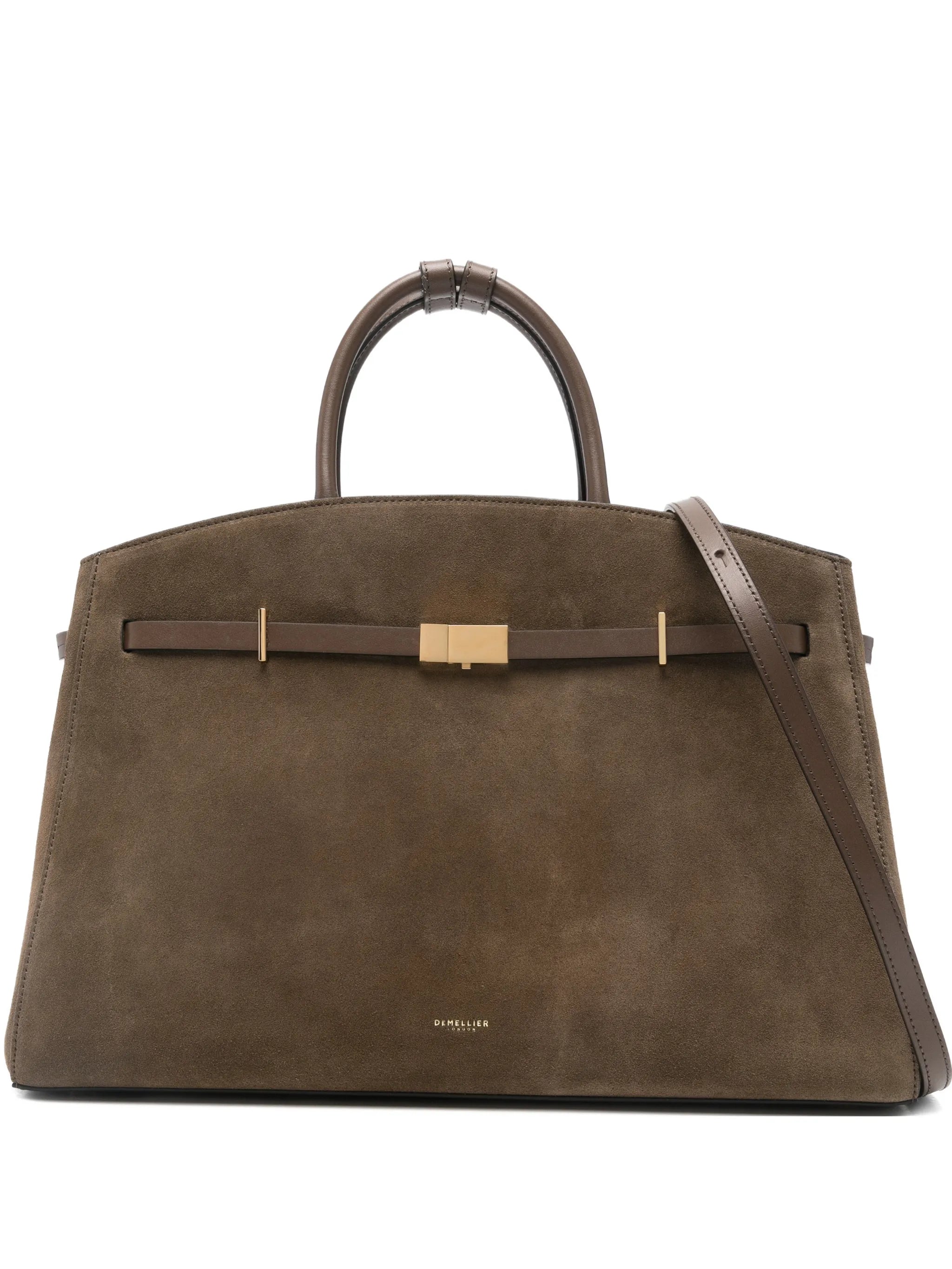 Hudson suede tote bag