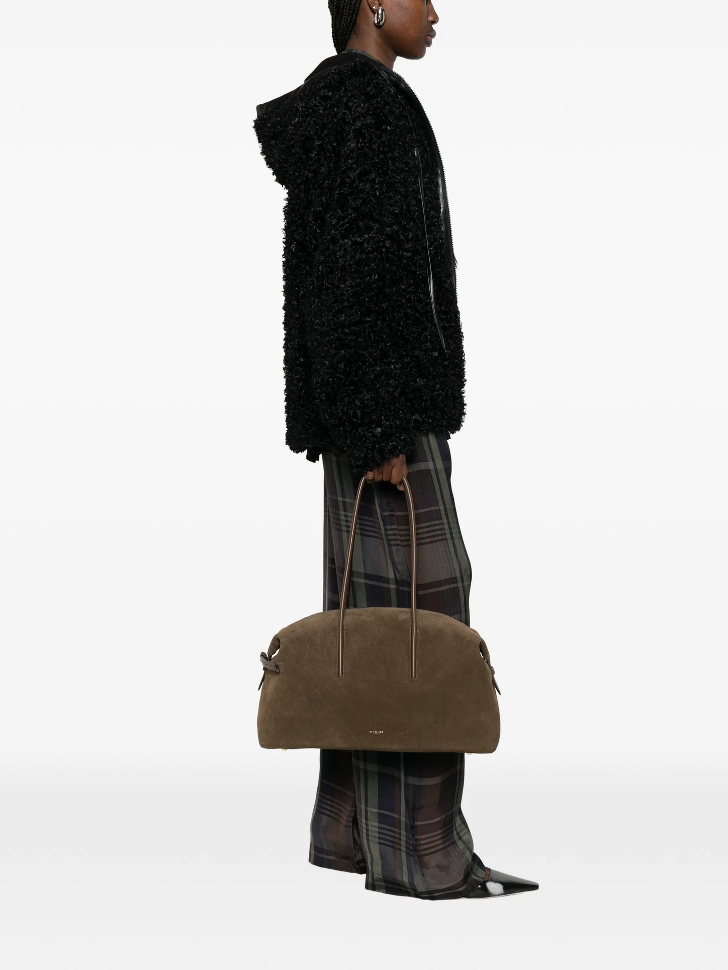 The Stockholm suede shoulder bag