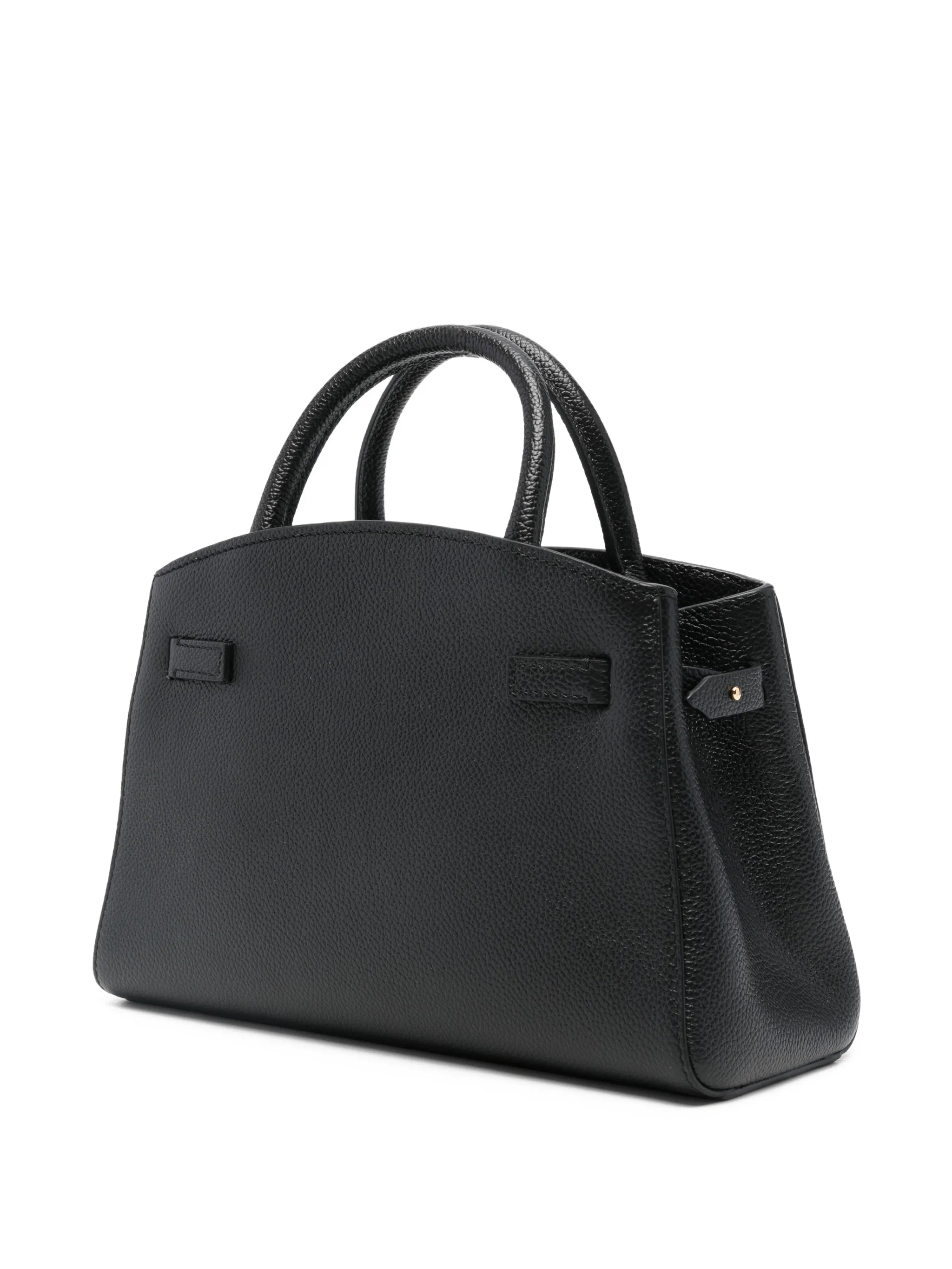 small Hudson grain leather tote bag