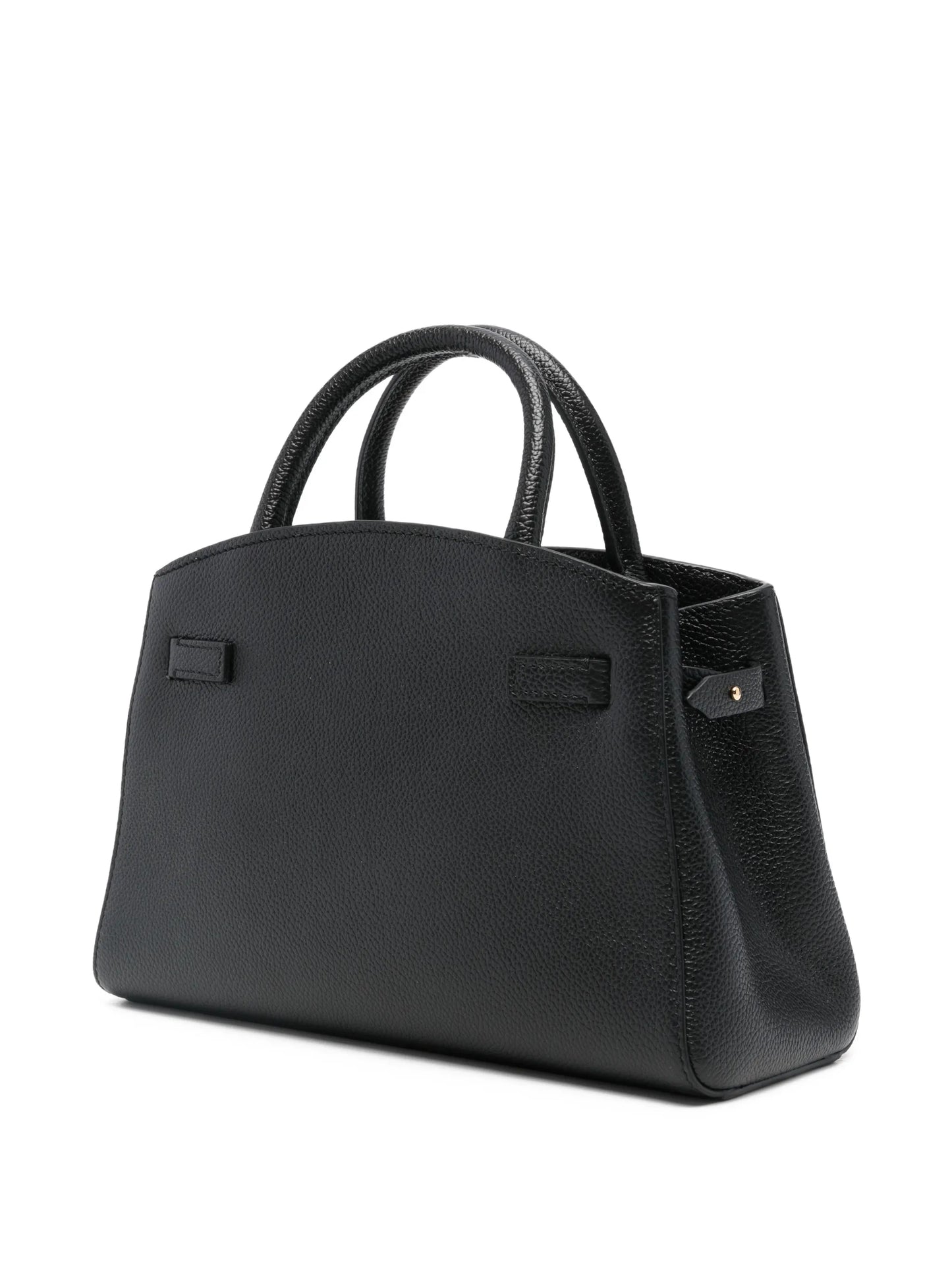 small Hudson grain leather tote bag