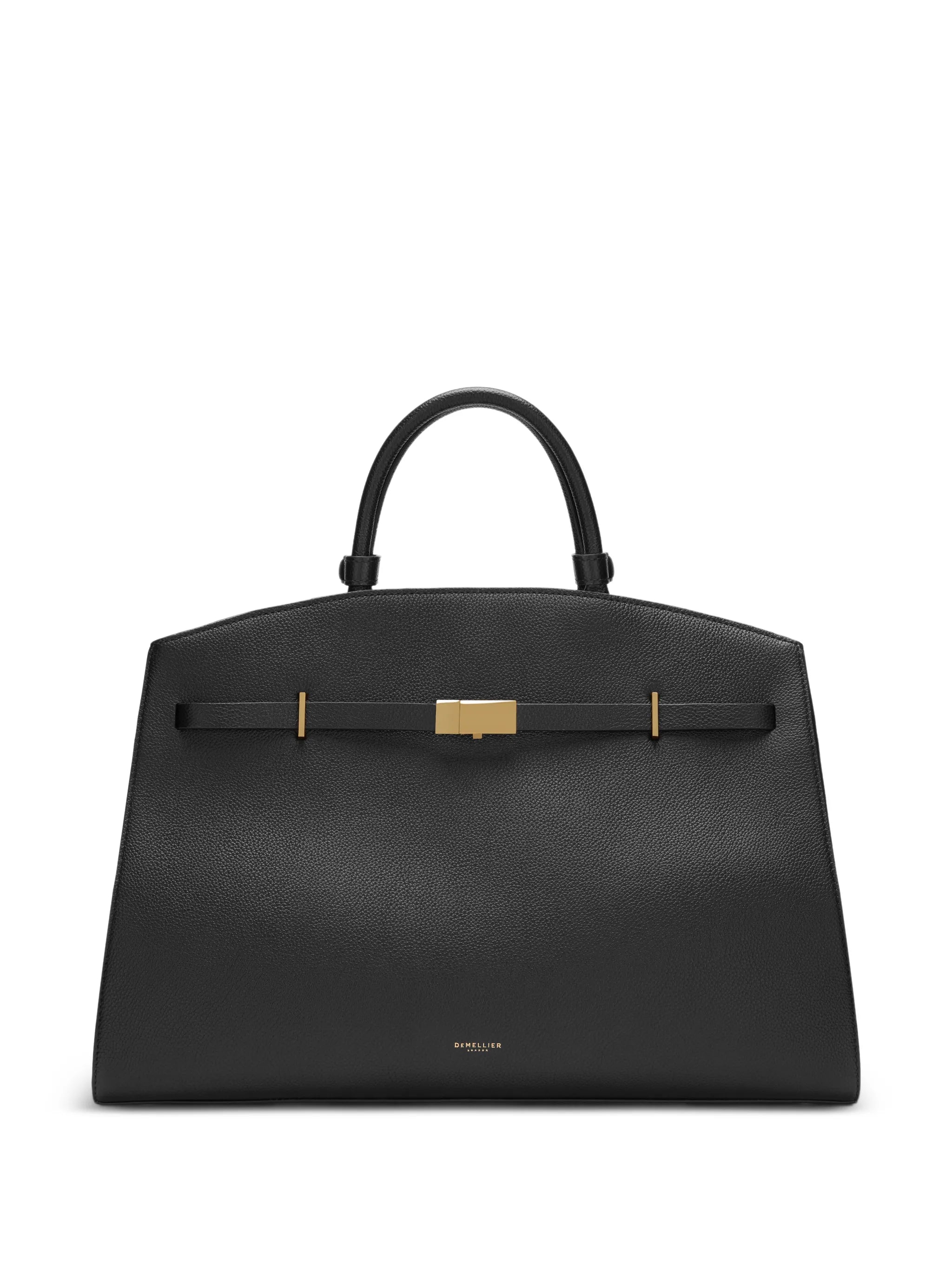 small Hudson leather tote bag