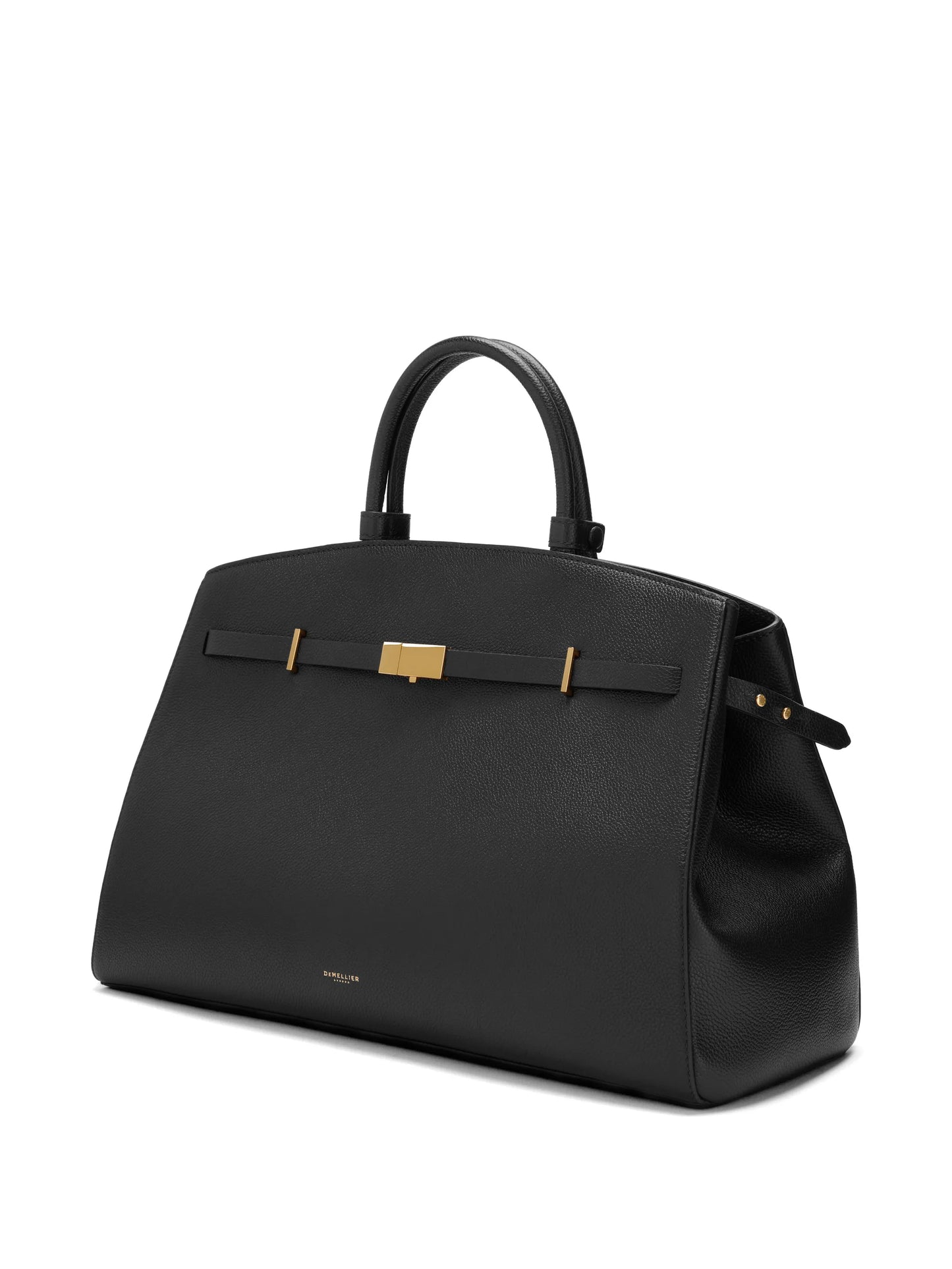 small Hudson leather tote bag