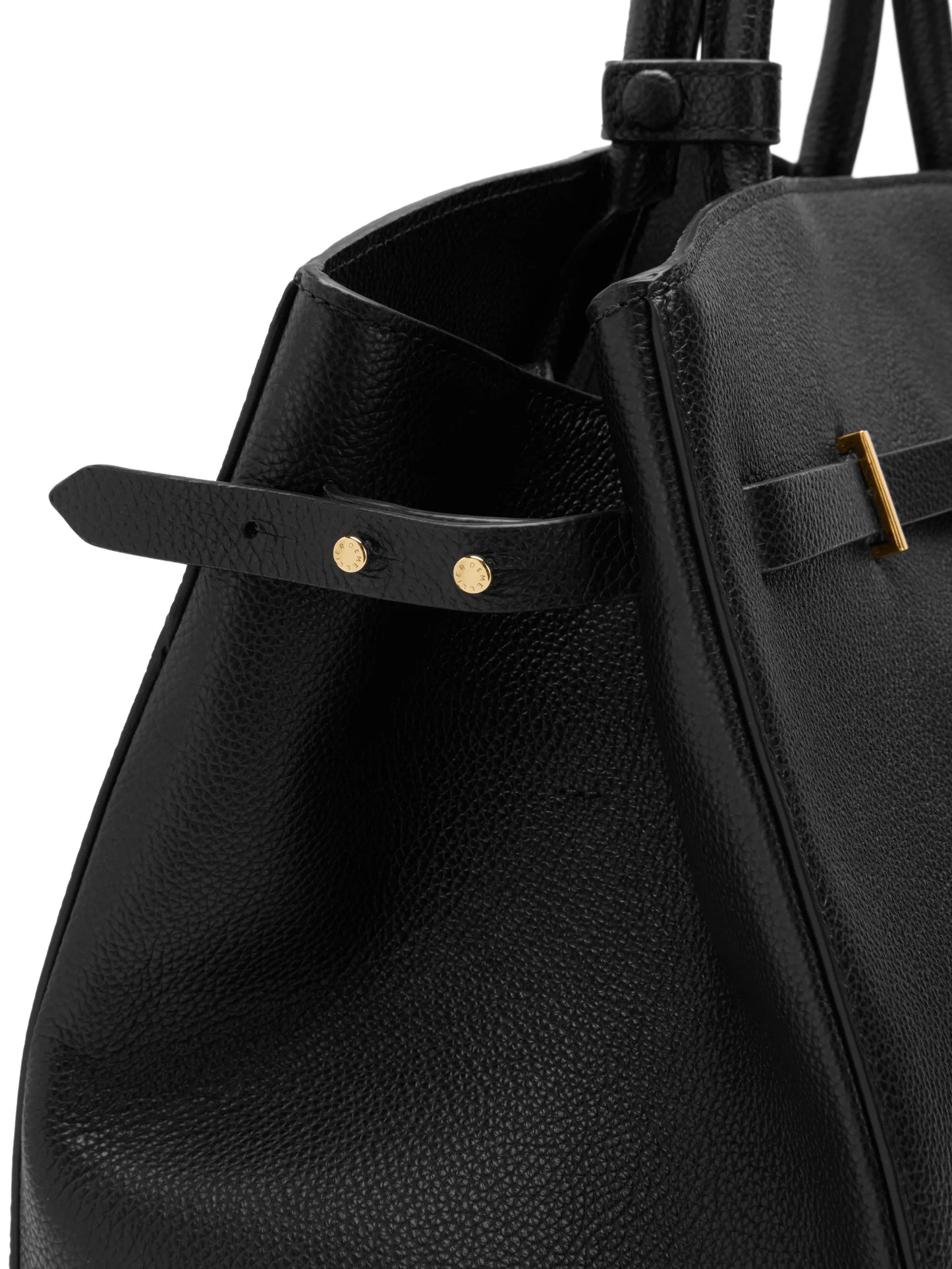 small Hudson leather tote bag