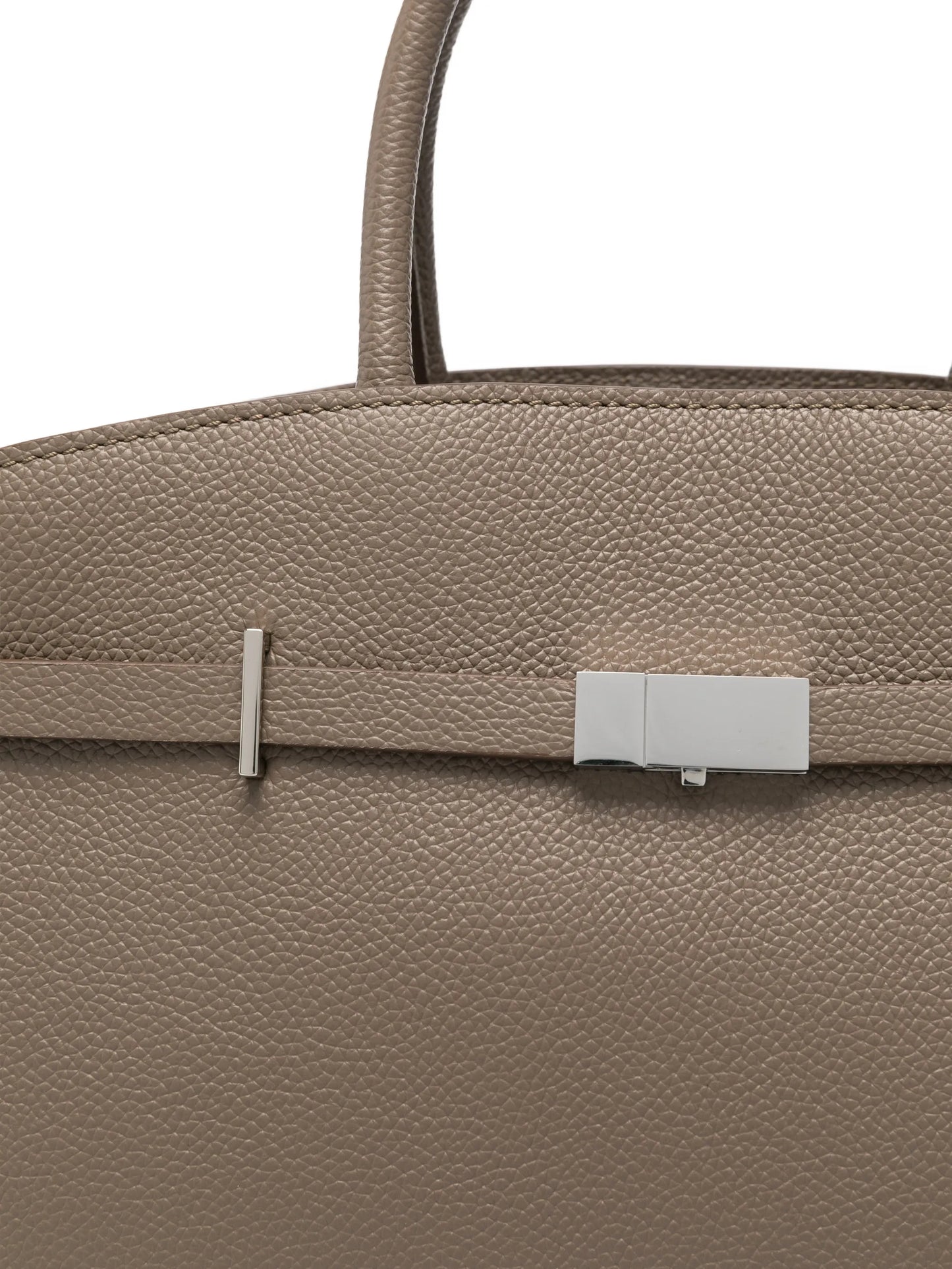 medium Hudson grained tote bag