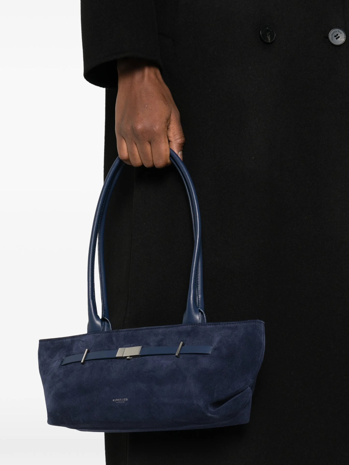 New York suede shoulder bag