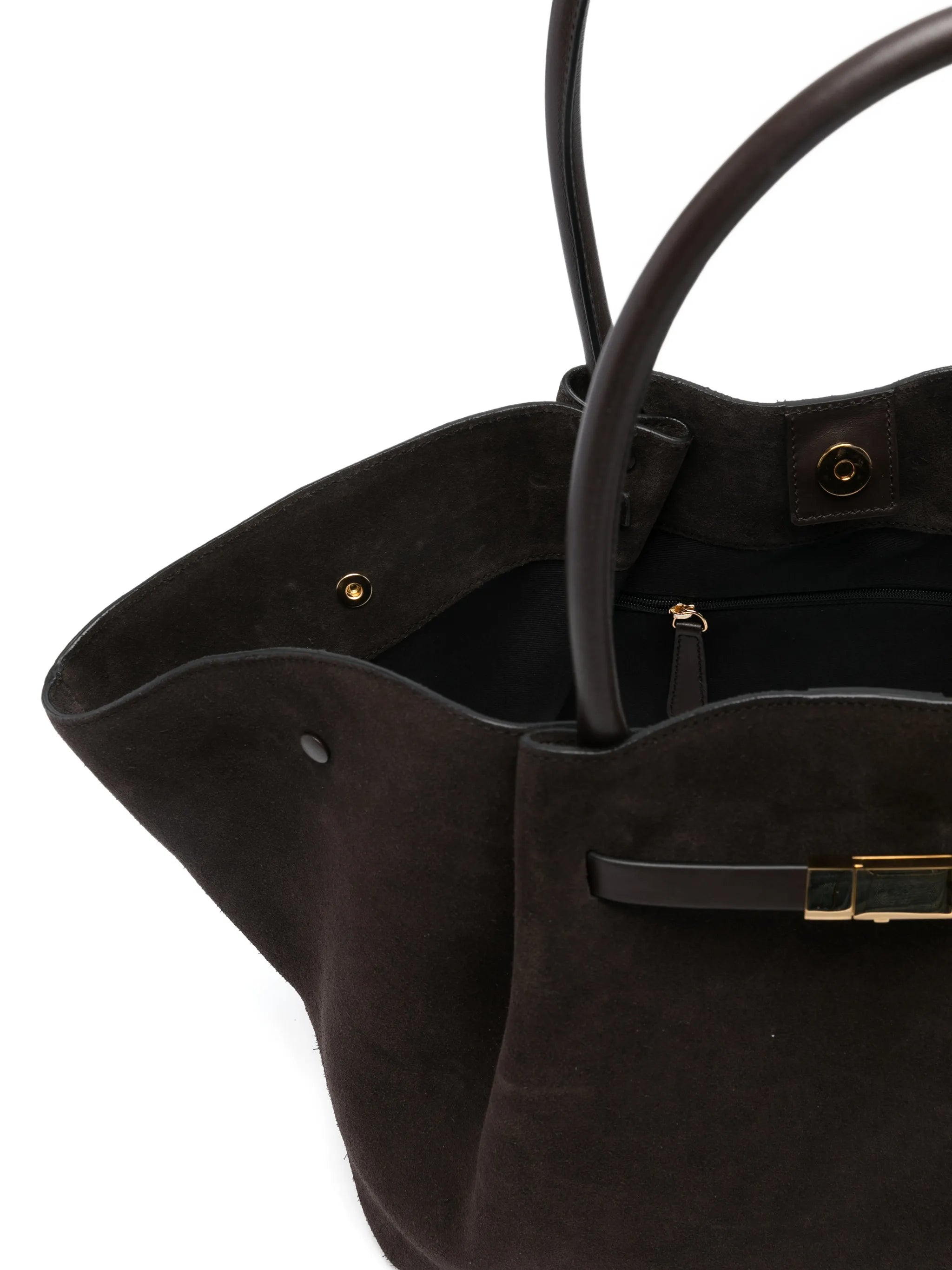 New York suede shoulder bag