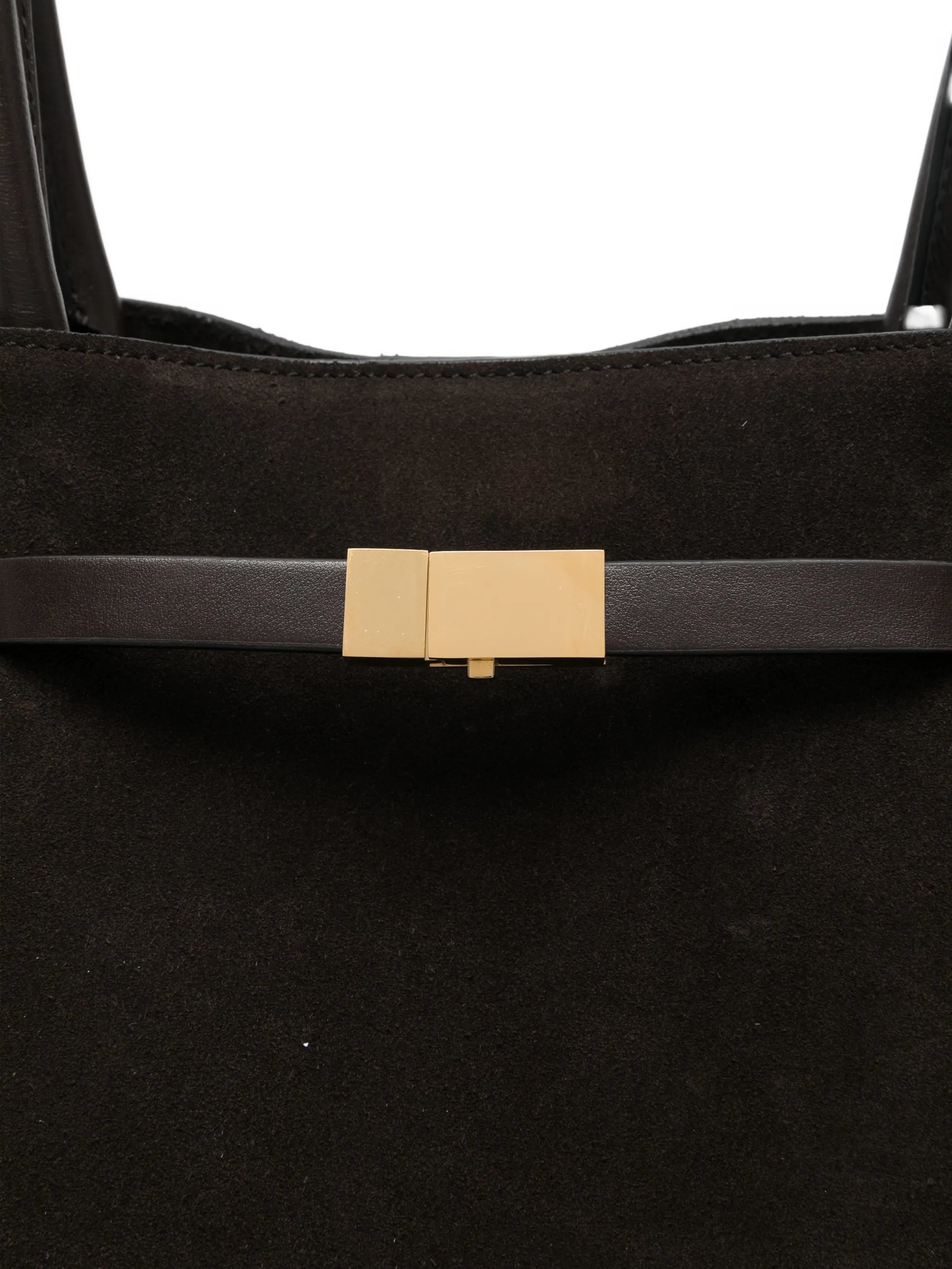 New York suede shoulder bag