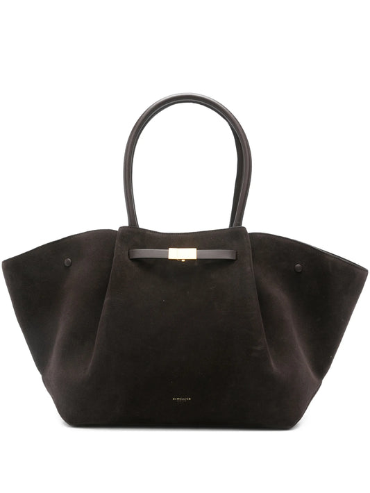 New York suede shoulder bag