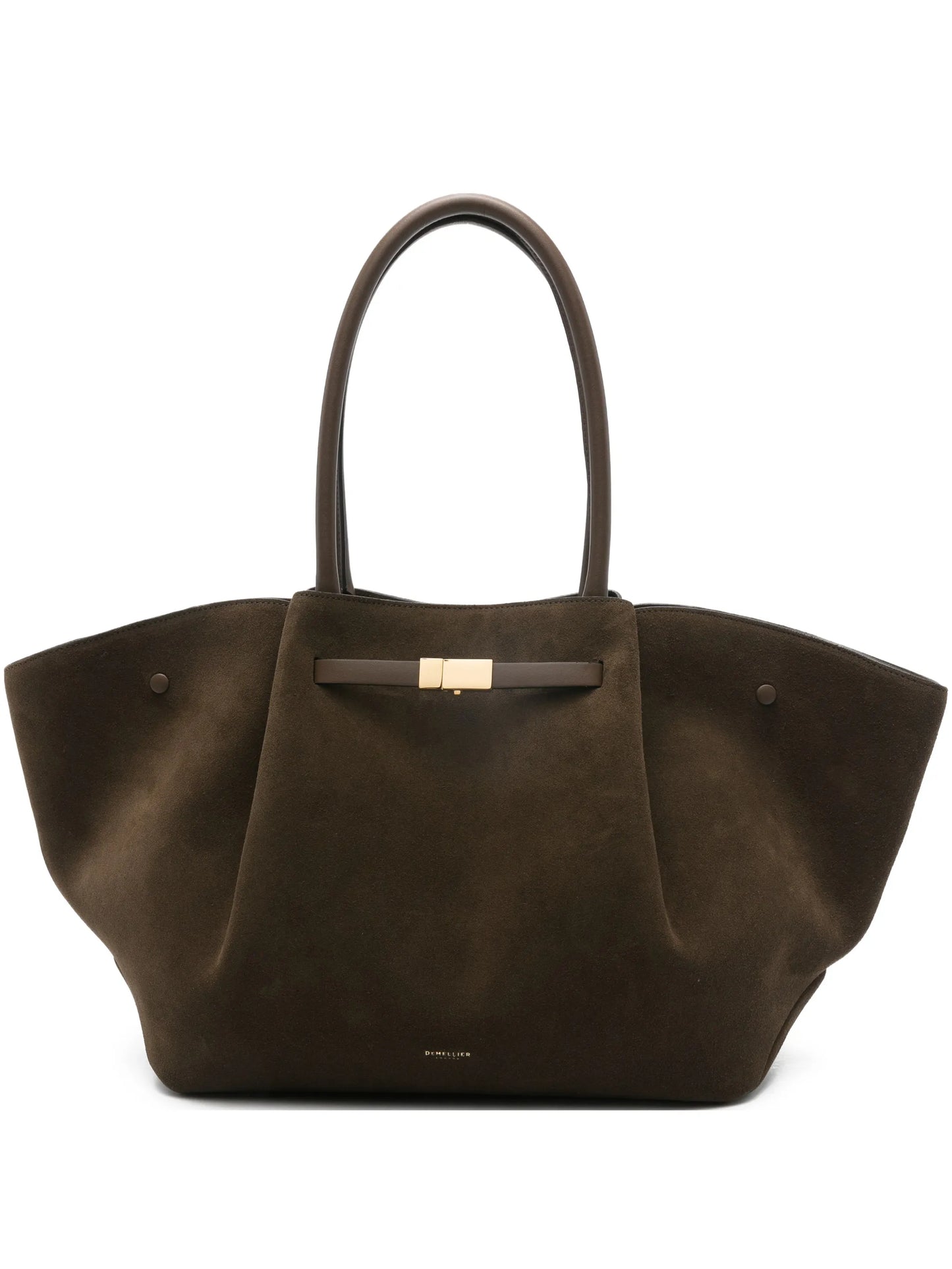 New York suede shoulder bag