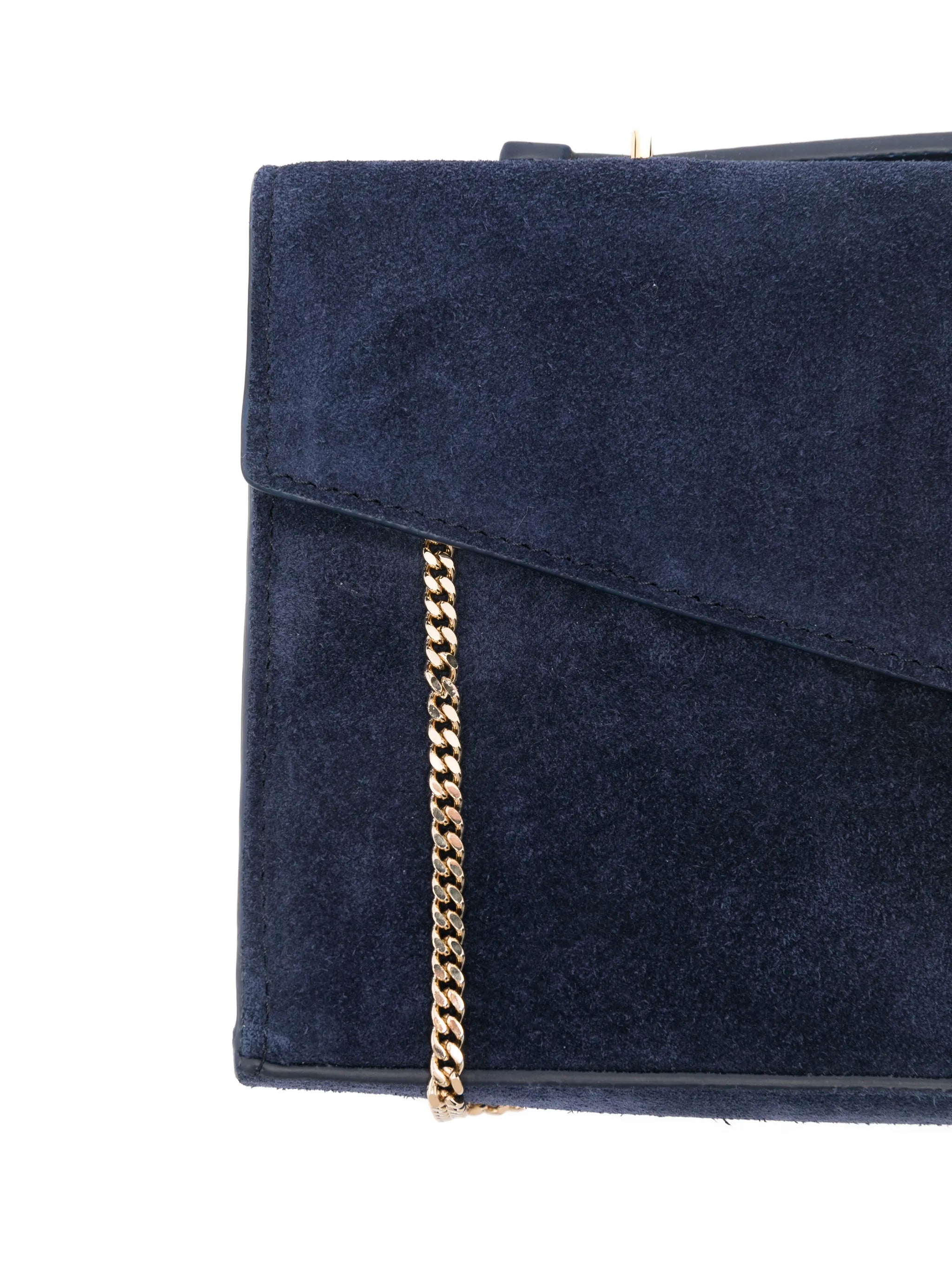 Vancouver suede clutch bag