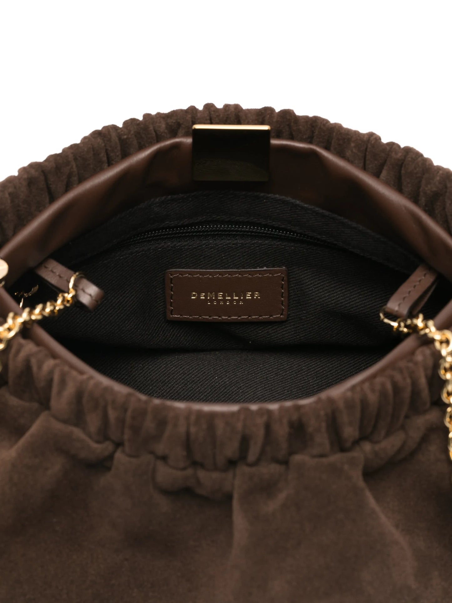 Miami suede clutch bag