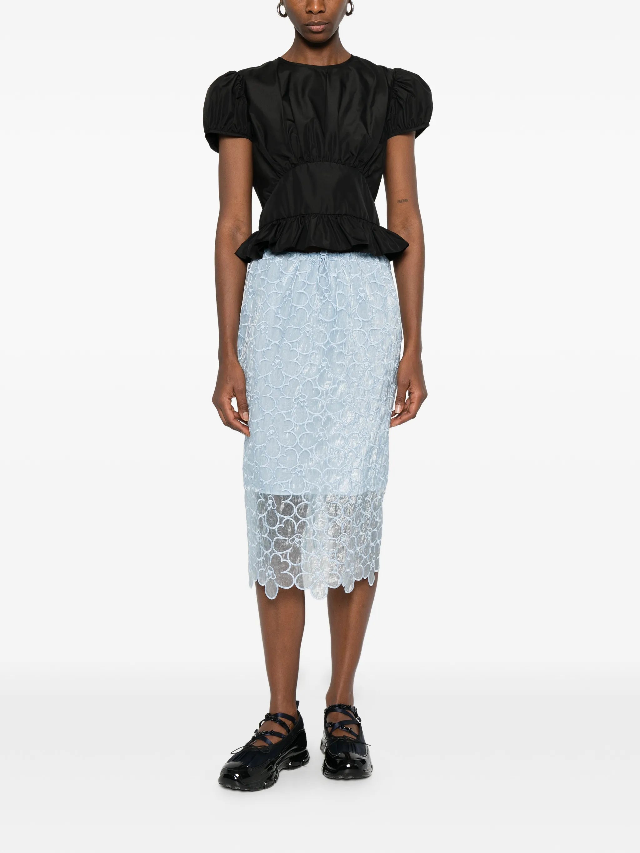 Cristobal ruffled top