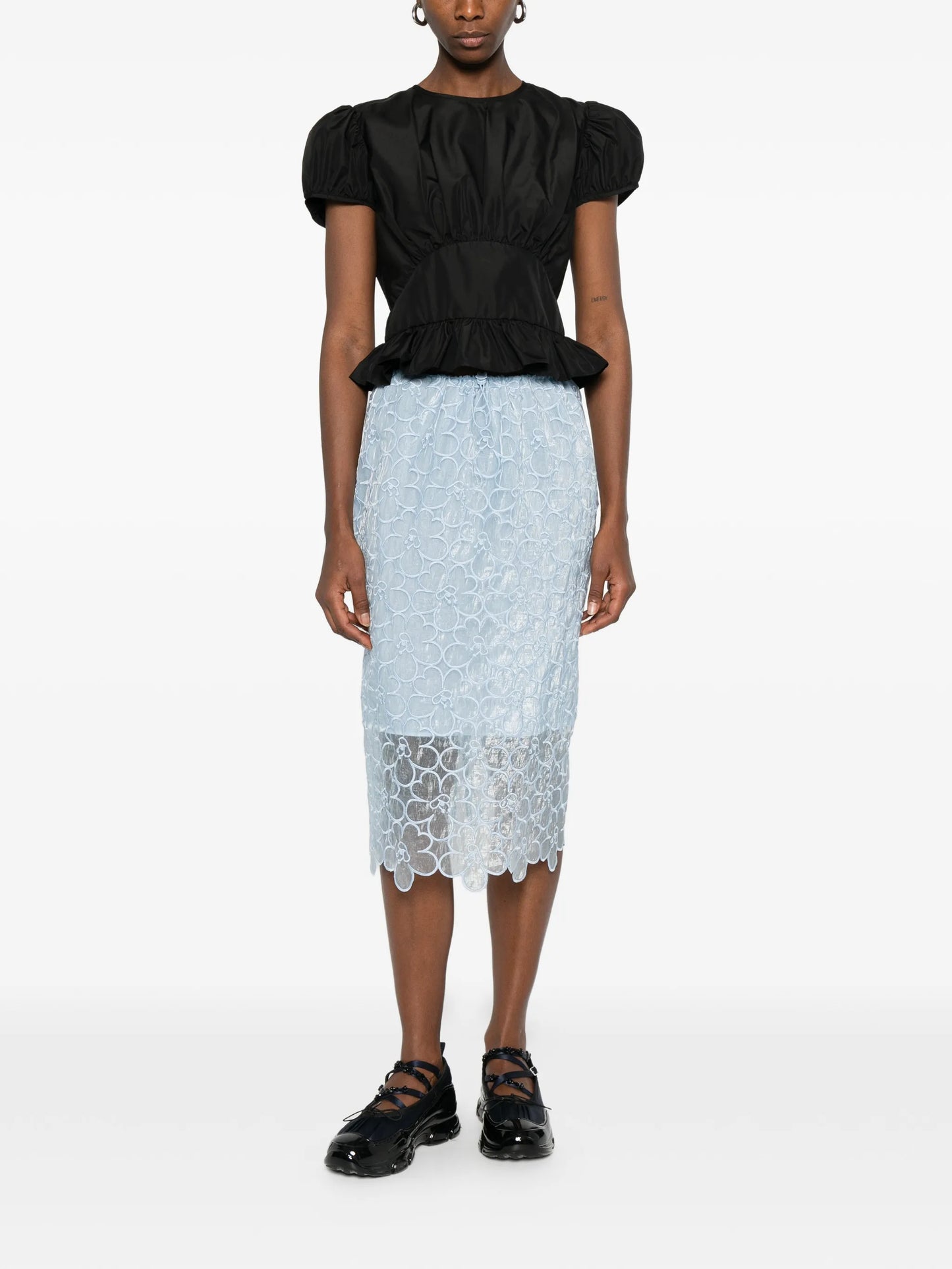 Cristobal ruffled top