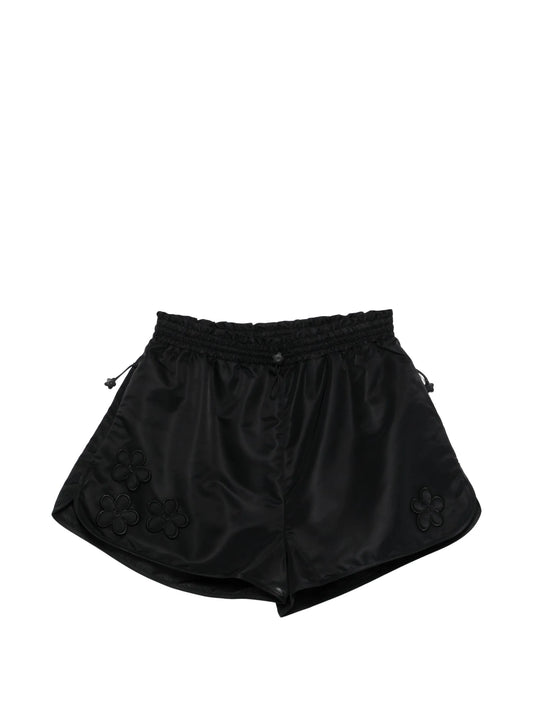 Colette floral-patch shorts