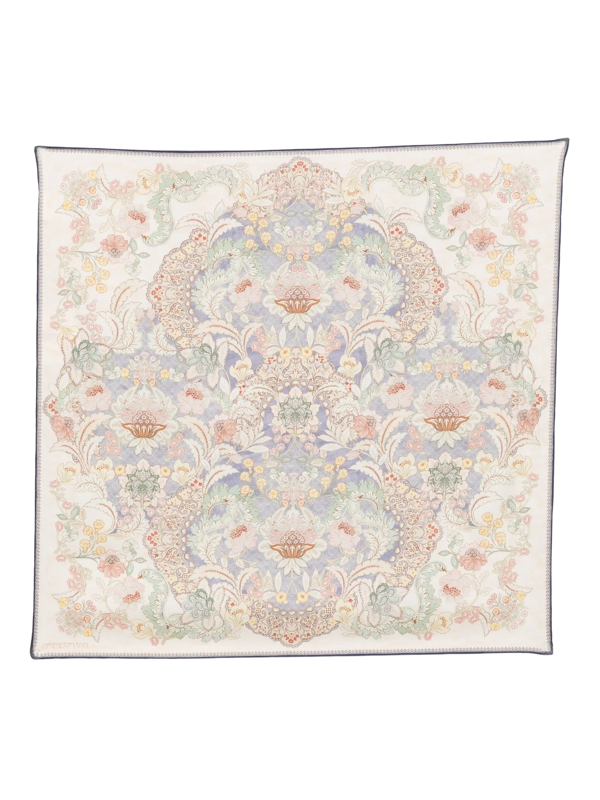 printed silk scarf