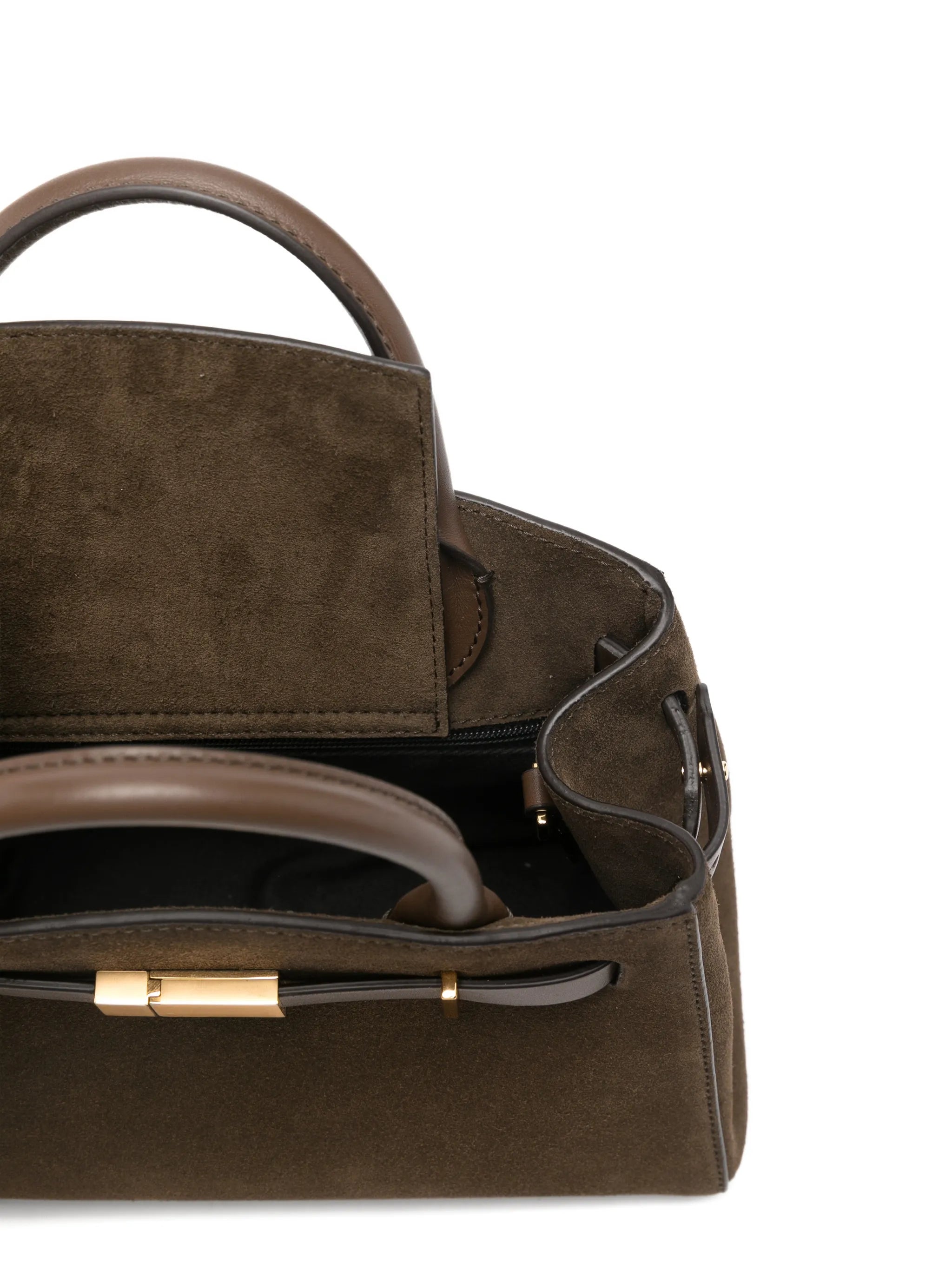 small Hudson suede tote bag