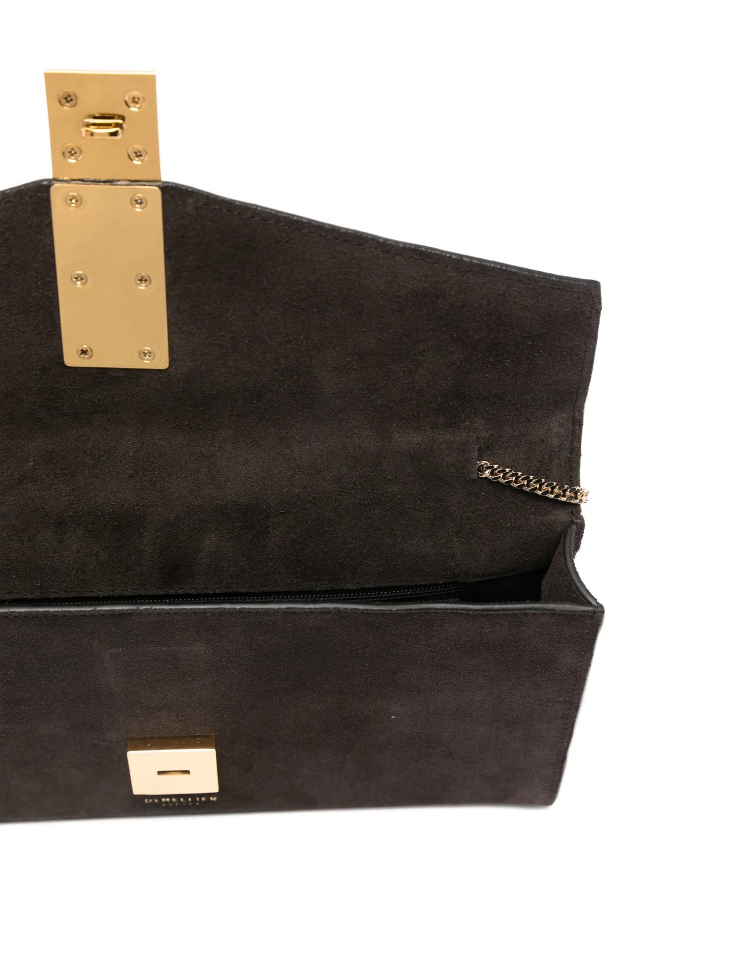 Vancouver suede clutch bag