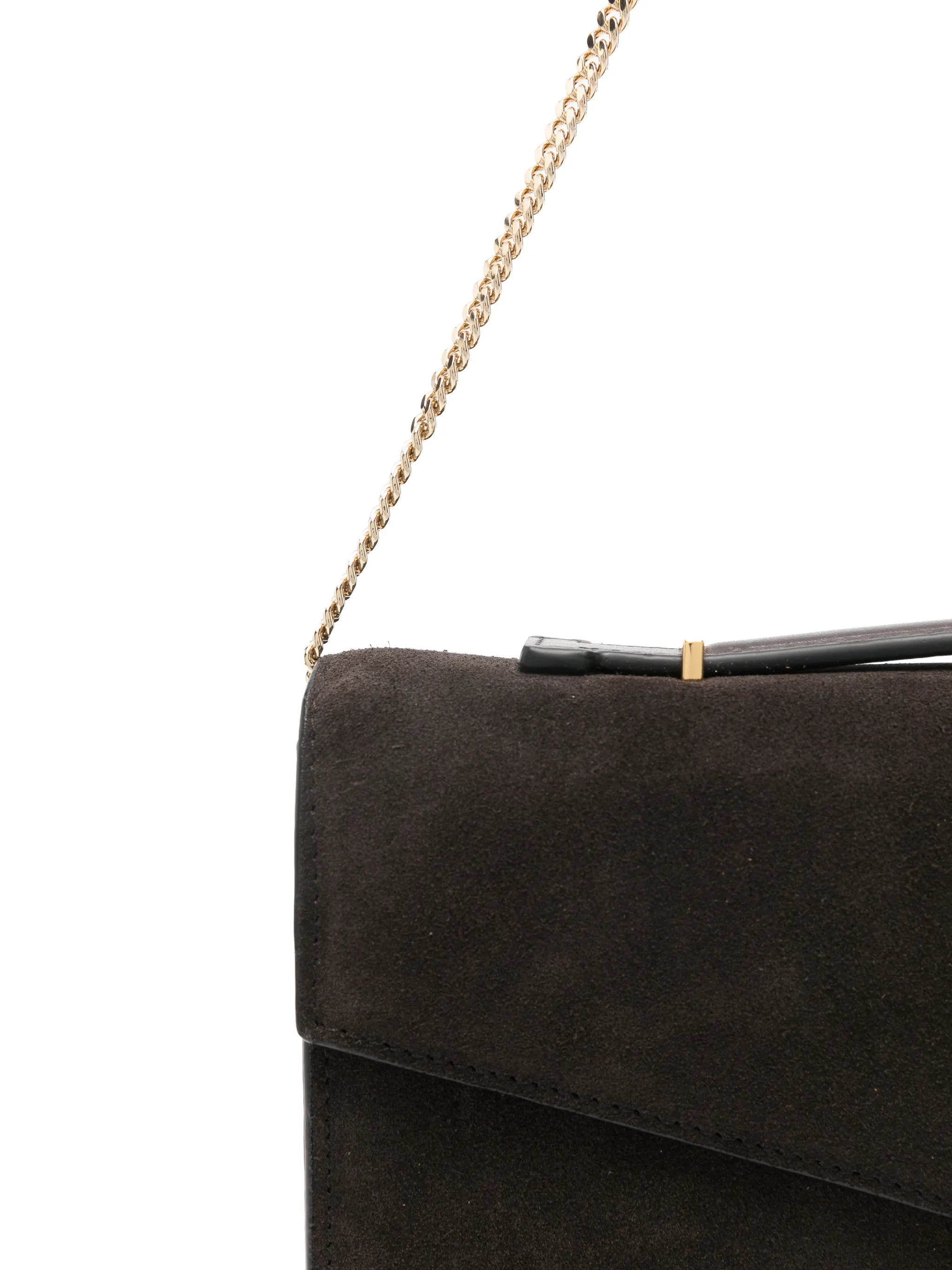 Vancouver suede clutch bag