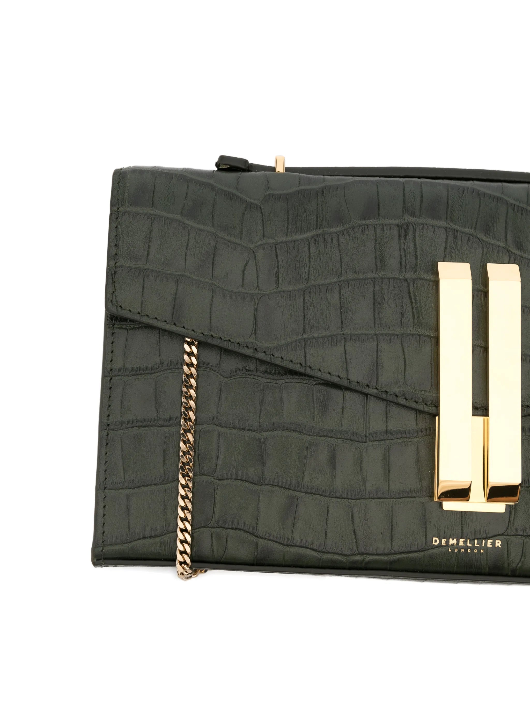 Vancouver croc-effect clutch